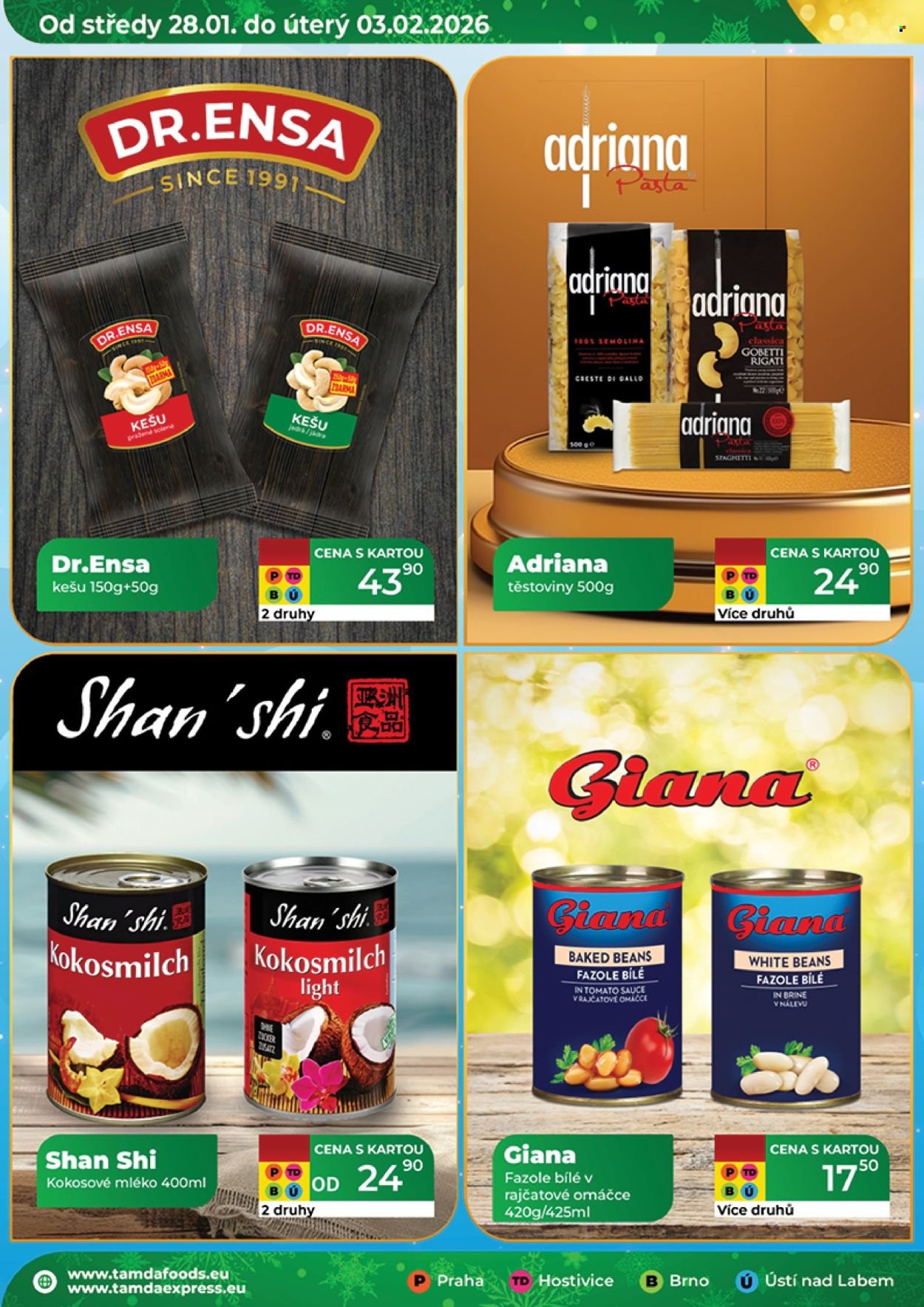 TAMDA FOODS leták - Od středy 28.1.2026 (2026-01-28 - 2026-02-03)