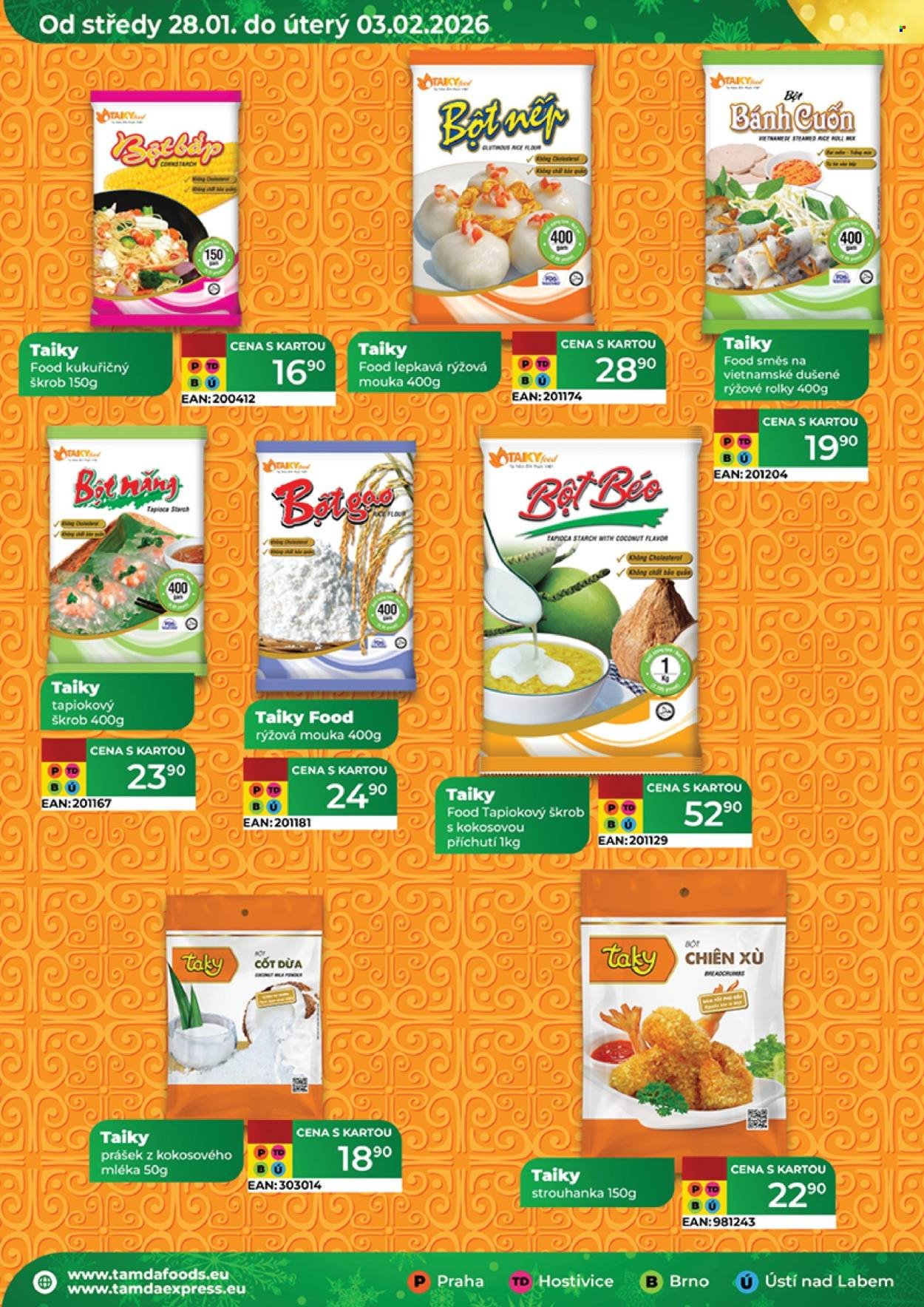 TAMDA FOODS leták - Od středy 28.1.2026 (2026-01-28 - 2026-02-03)