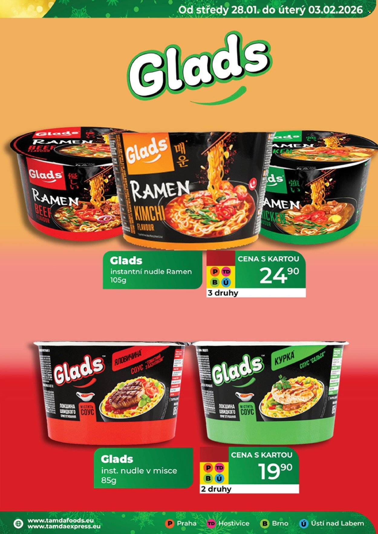 TAMDA FOODS leták - Od středy 28.1.2026 (2026-01-28 - 2026-02-03)