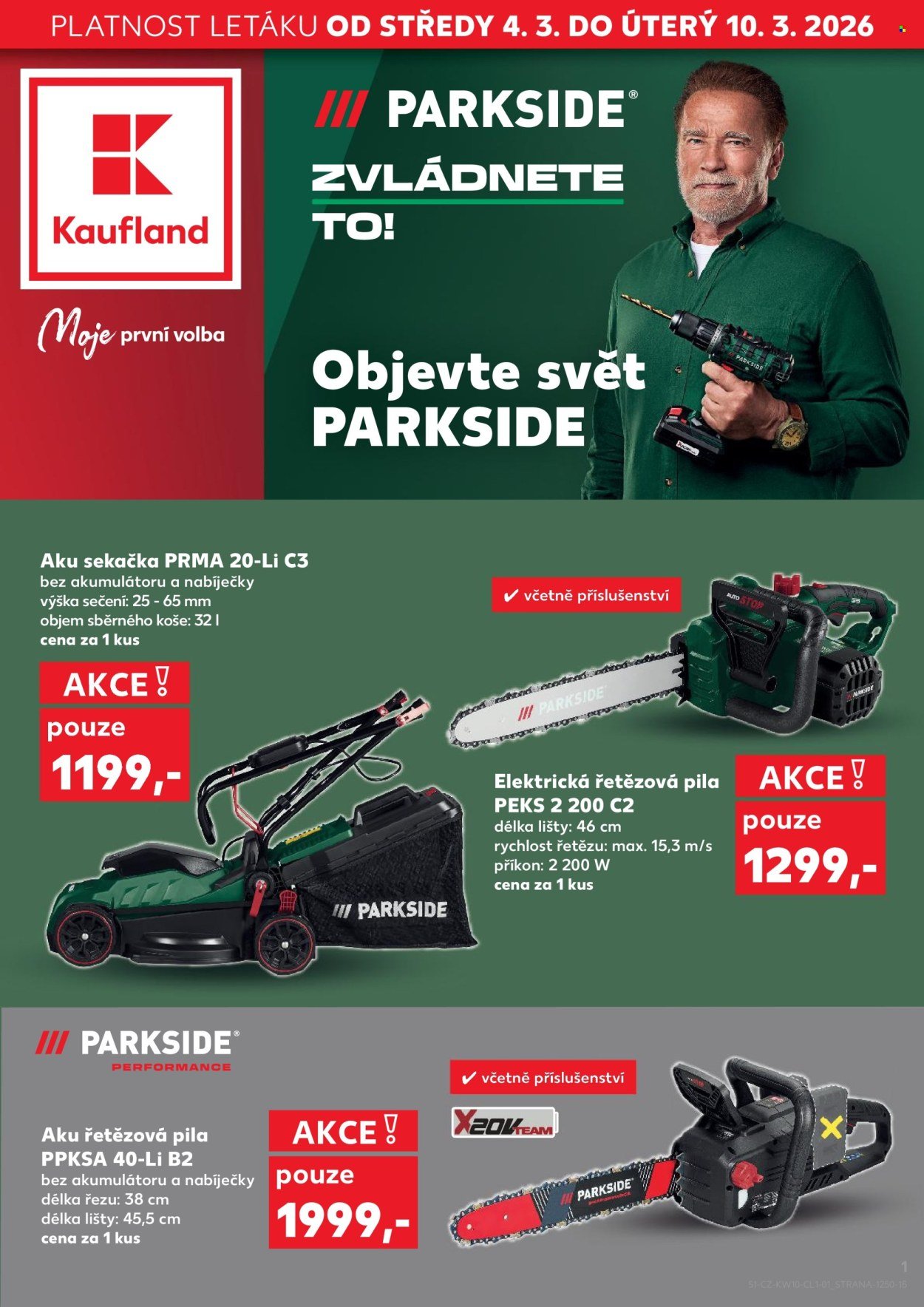 KAUFLAND leták - Objevte svět Parkside (2026-03-04 - 2026-03-10)