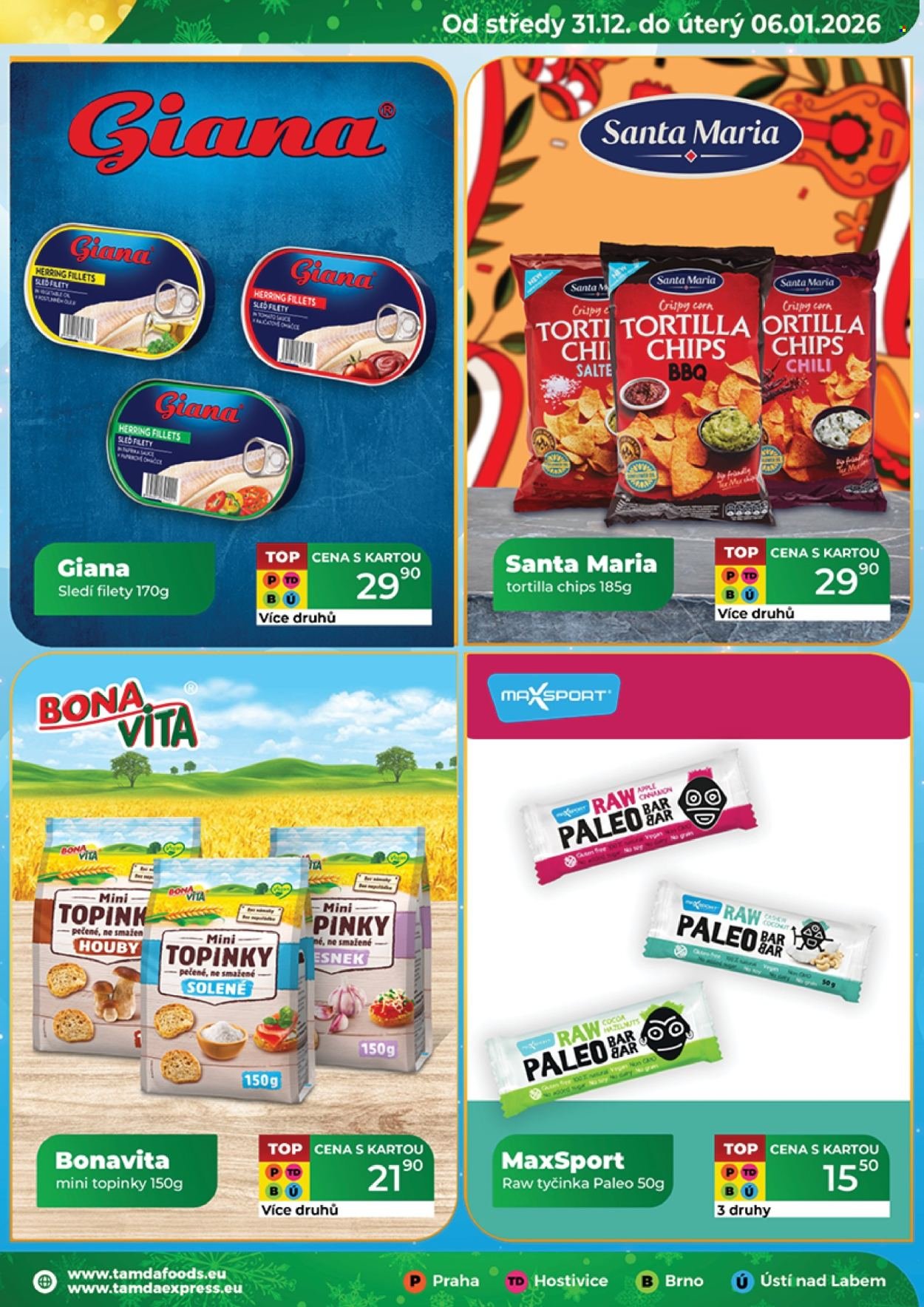 TAMDA FOODS leták - Od středy 31.12.2025 (2025-12-31 - 2026-01-06)