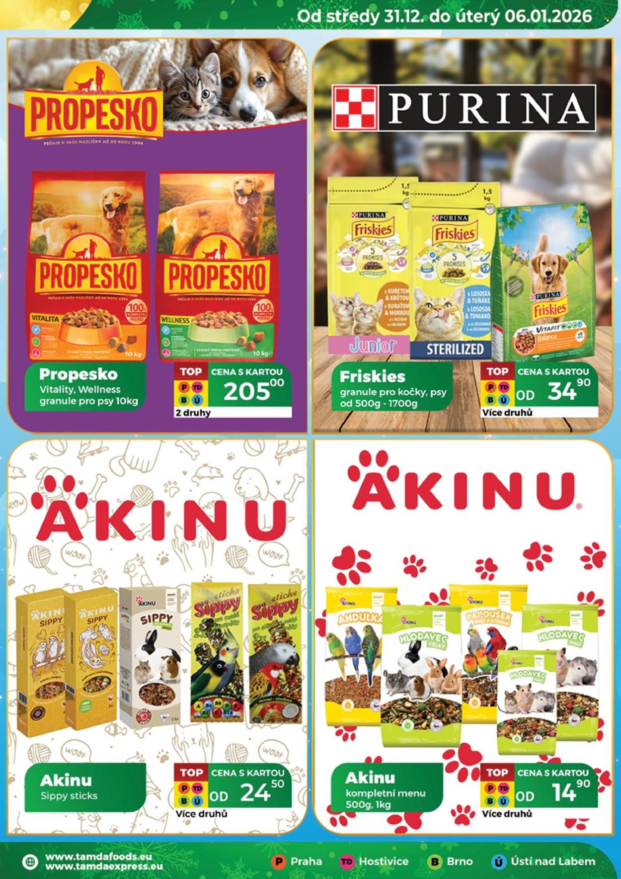 TAMDA FOODS leták - Od středy 31.12.2025 (2025-12-31 - 2026-01-06)