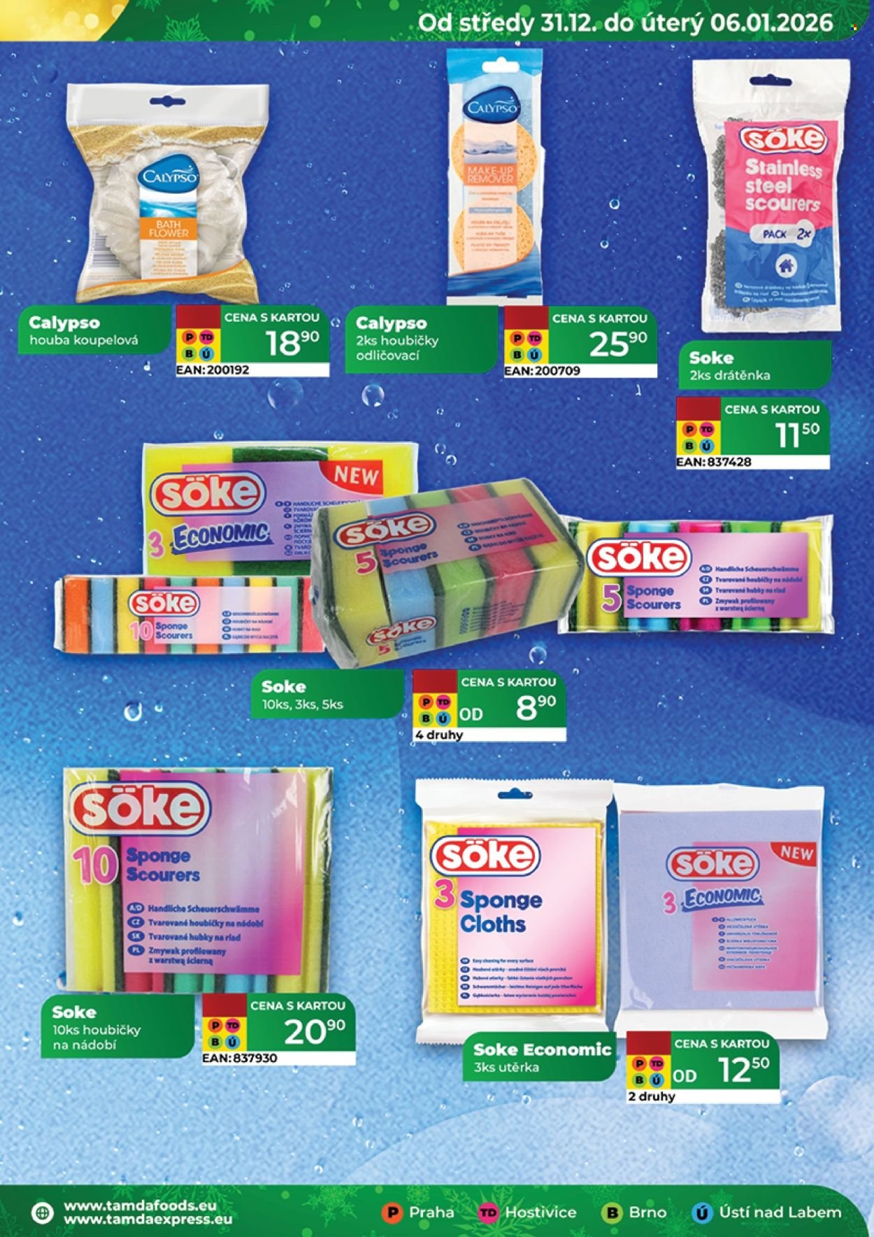 TAMDA FOODS leták - Od středy 31.12.2025 (2025-12-31 - 2026-01-06)