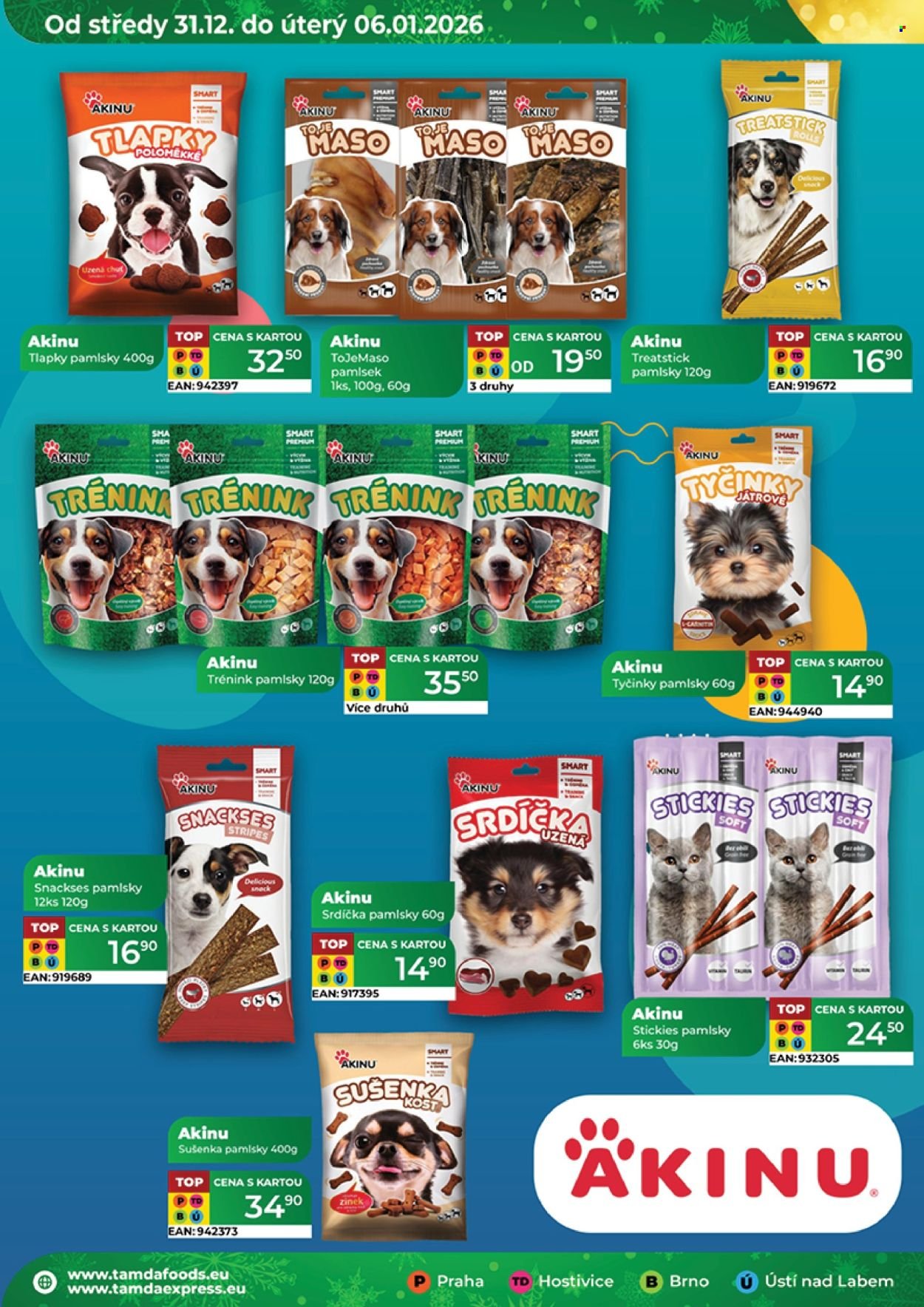 TAMDA FOODS leták - Od středy 31.12.2025 (2025-12-31 - 2026-01-06)