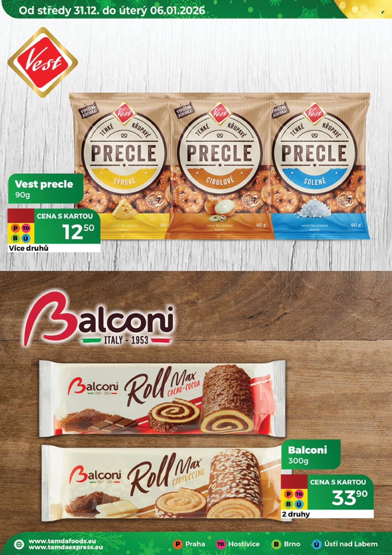 TAMDA FOODS leták - Od středy 31.12.2025 (2025-12-31 - 2026-01-06)