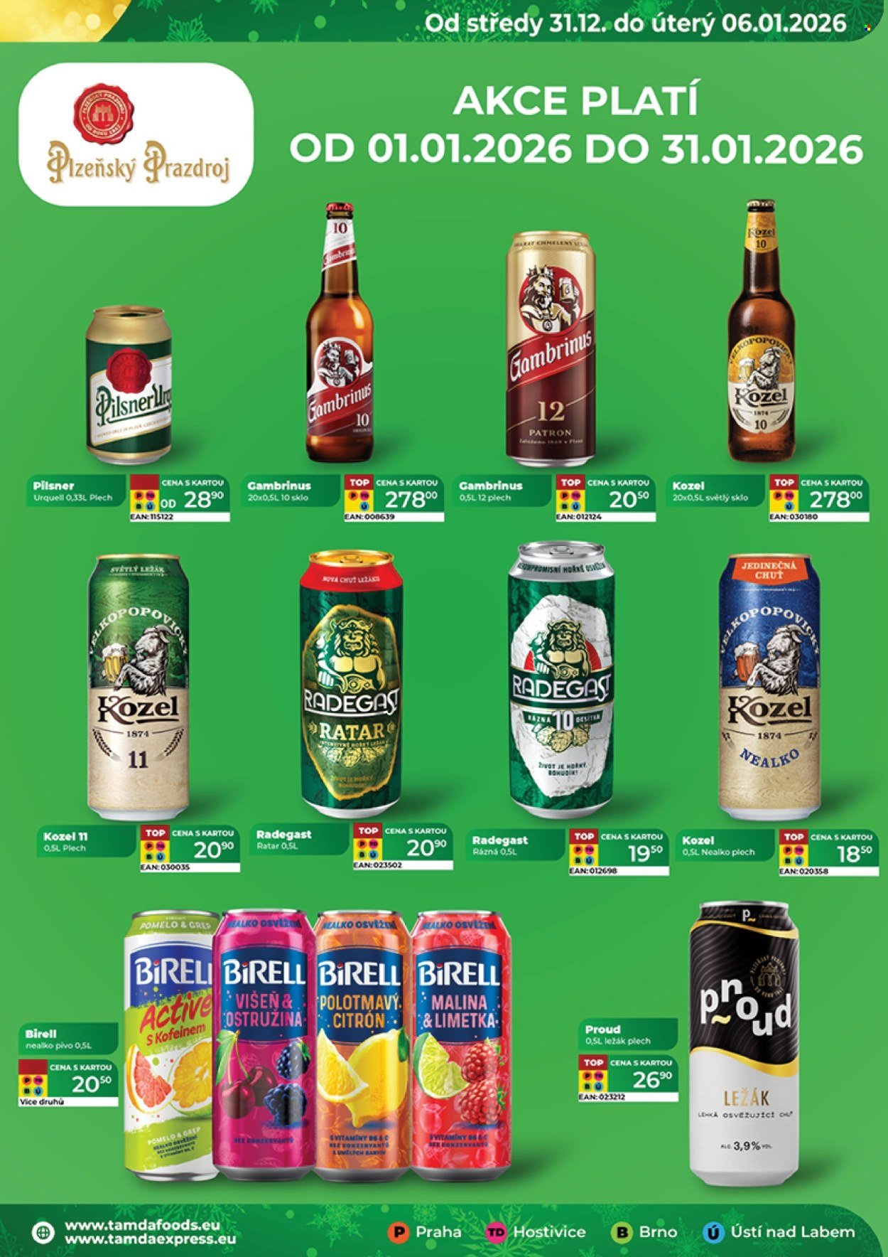 TAMDA FOODS leták - Od středy 31.12.2025 (2025-12-31 - 2026-01-06)