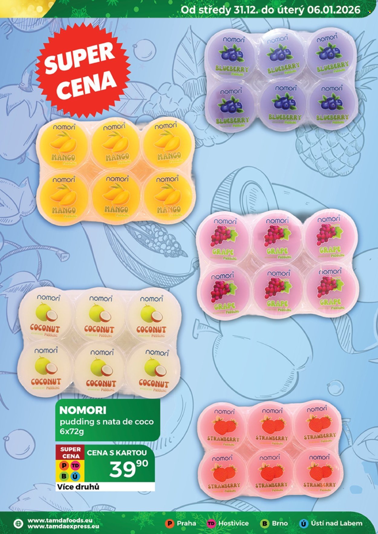TAMDA FOODS leták - Od středy 31.12.2025 (2025-12-31 - 2026-01-06)