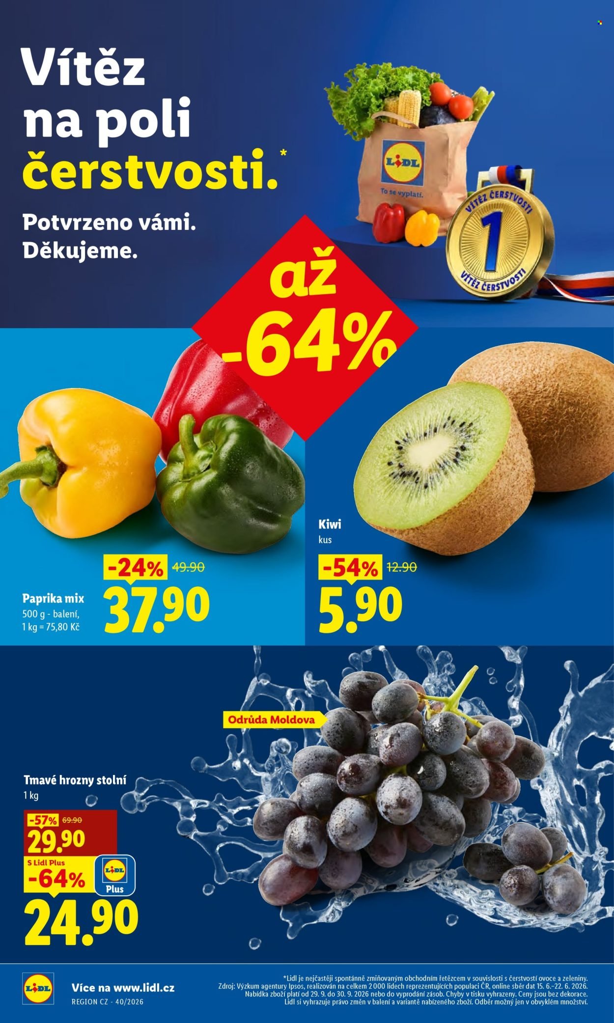 LIDL leták - Od úterý 29.9.2026