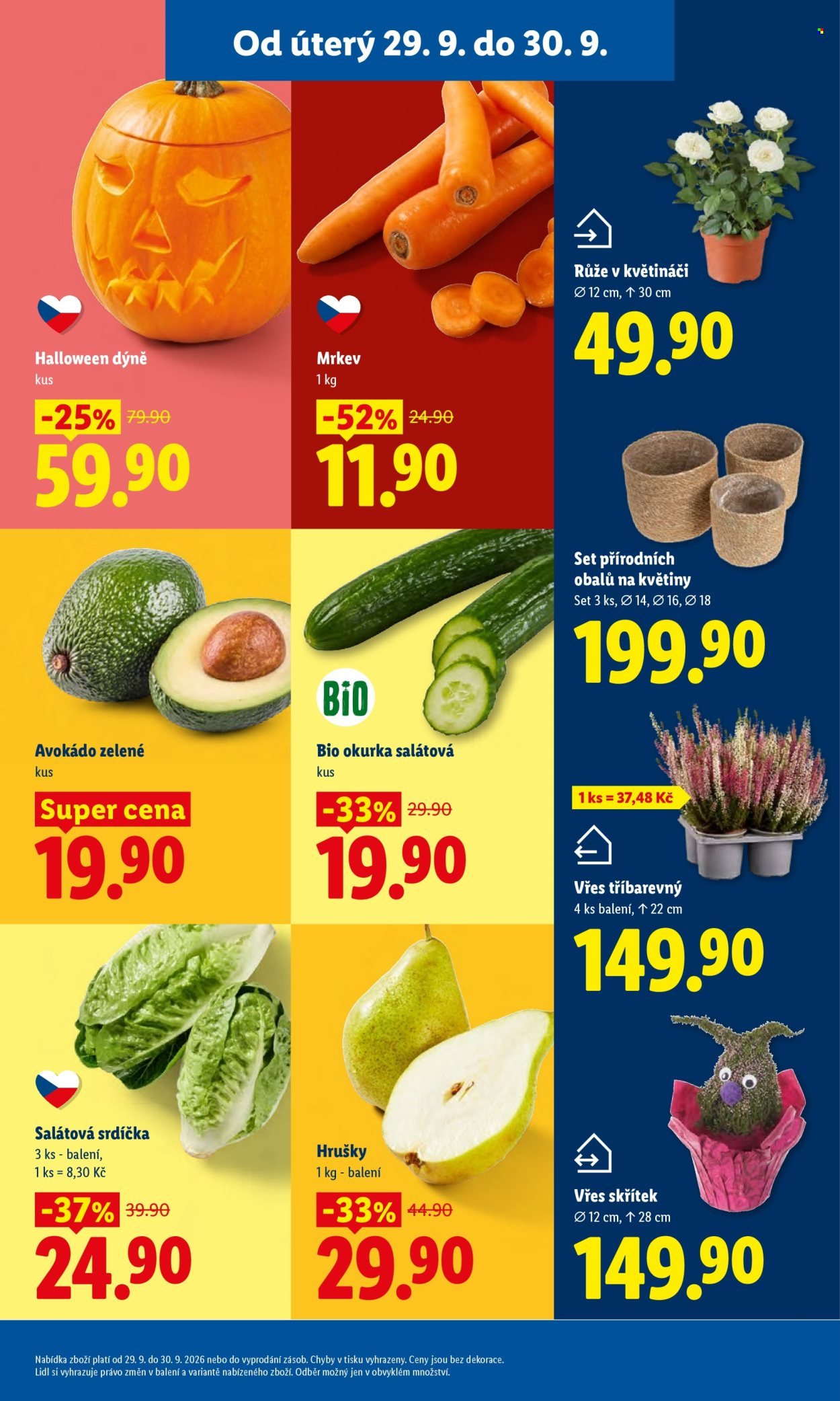 LIDL leták - Od úterý 29.9.2026