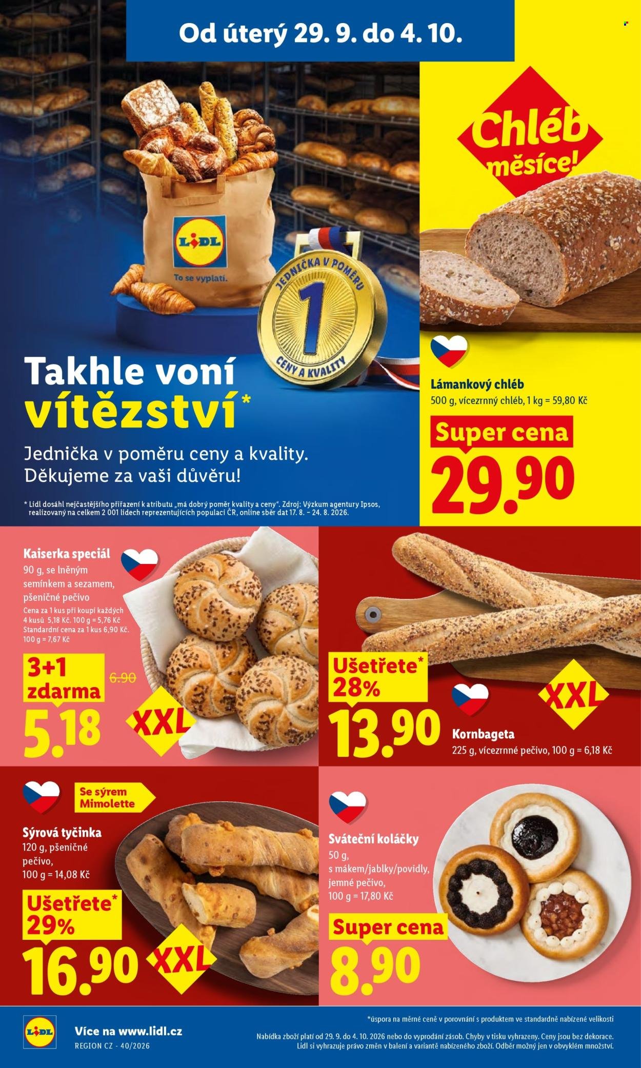 LIDL leták - Od úterý 29.9.2026