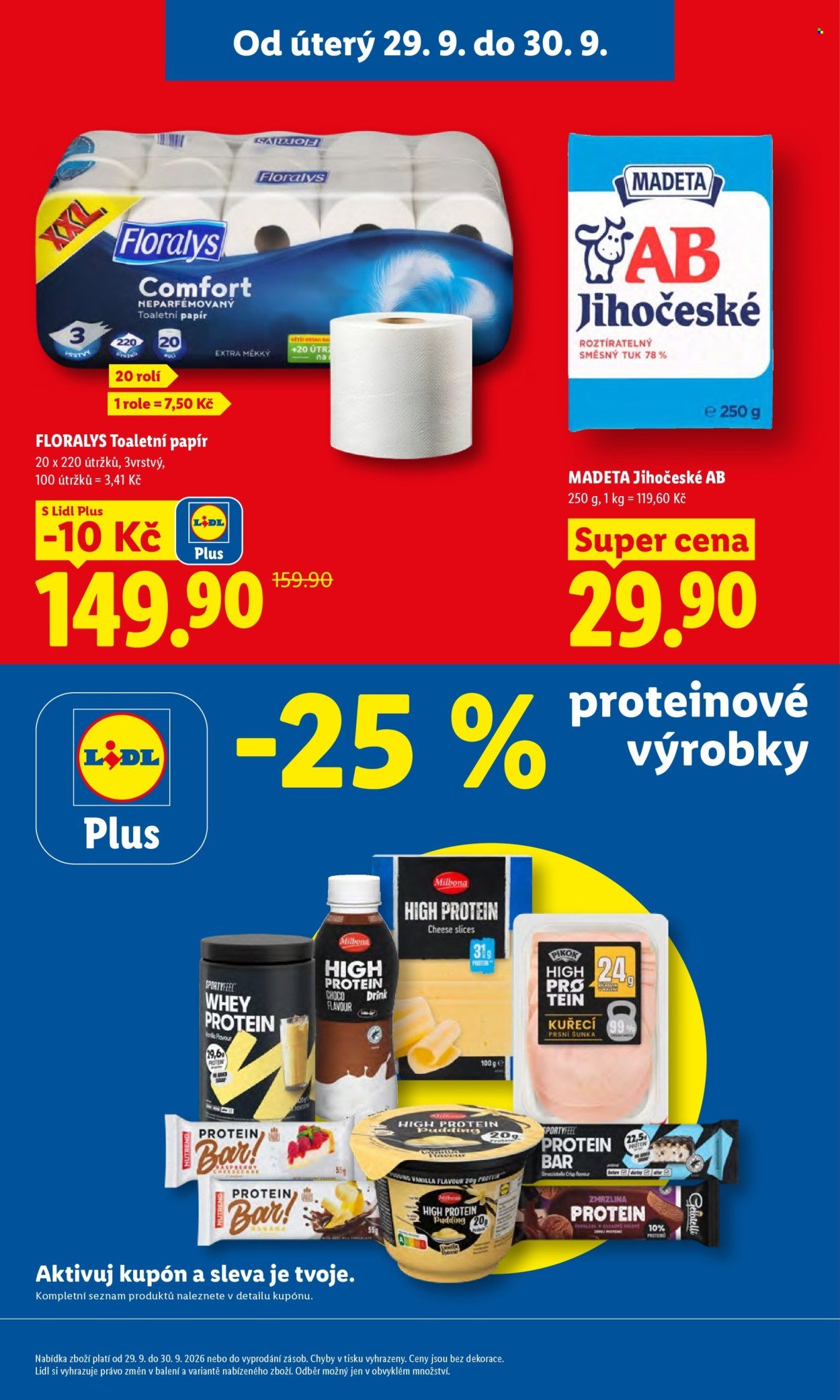LIDL leták - Od úterý 29.9.2026