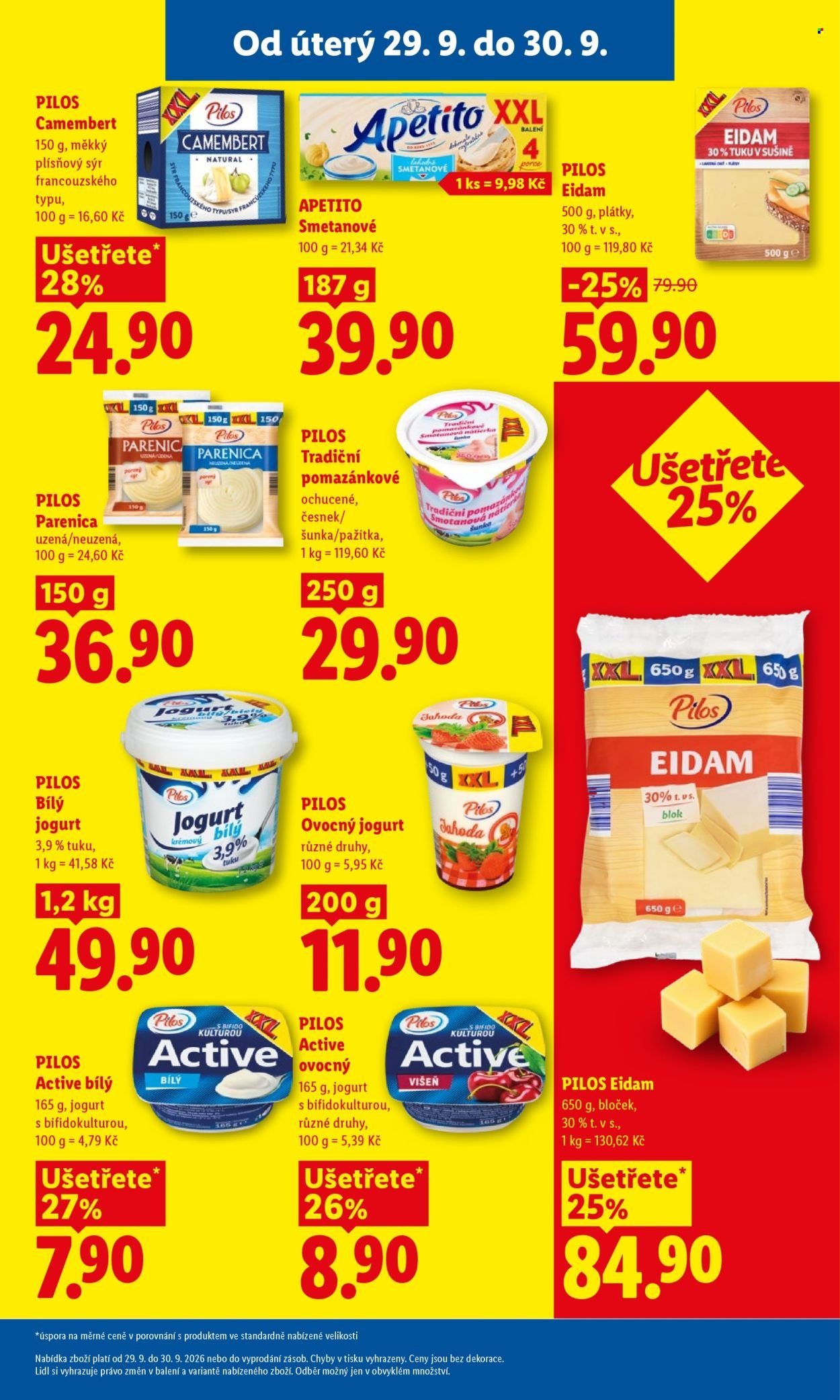 LIDL leták - Od úterý 29.9.2026