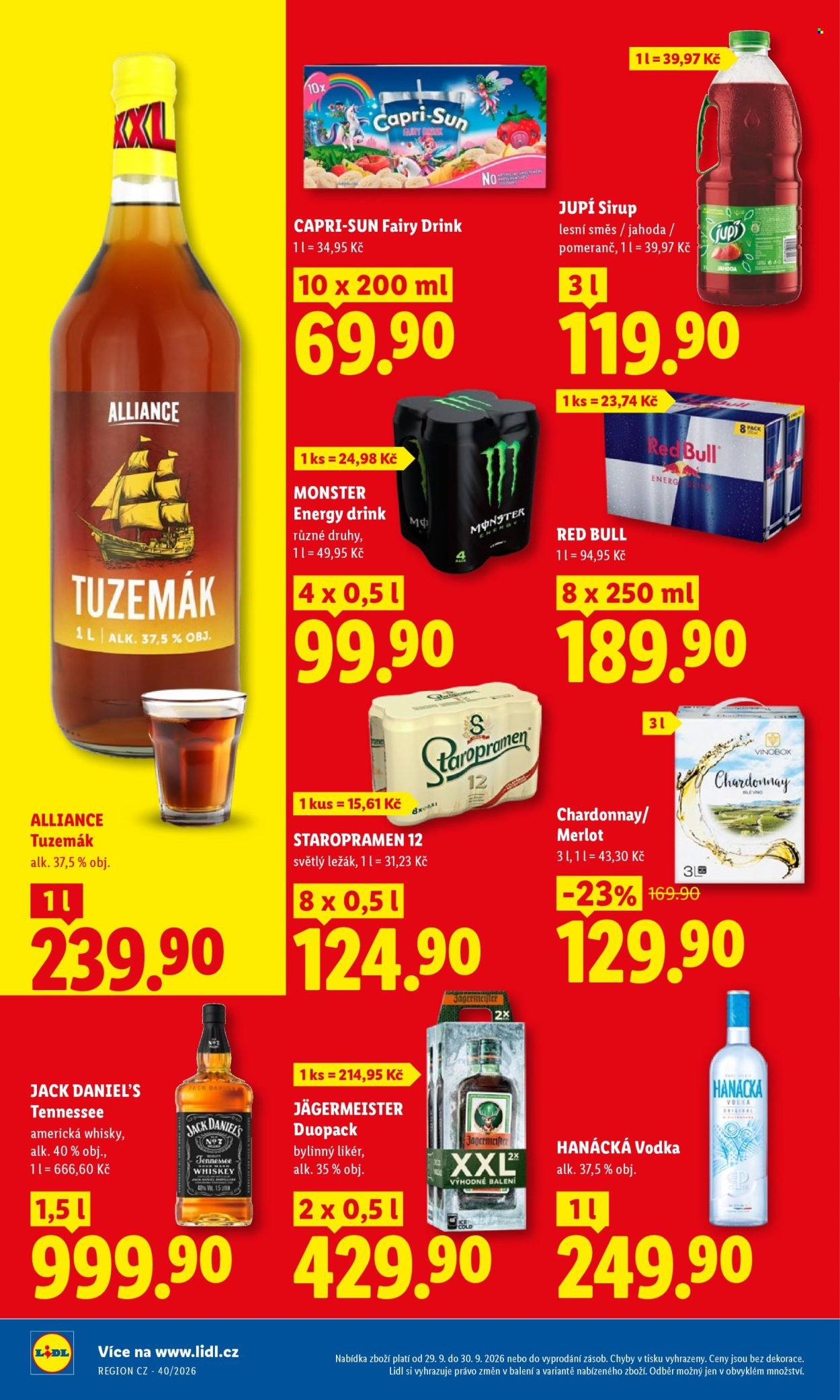 LIDL leták - Od úterý 29.9.2026