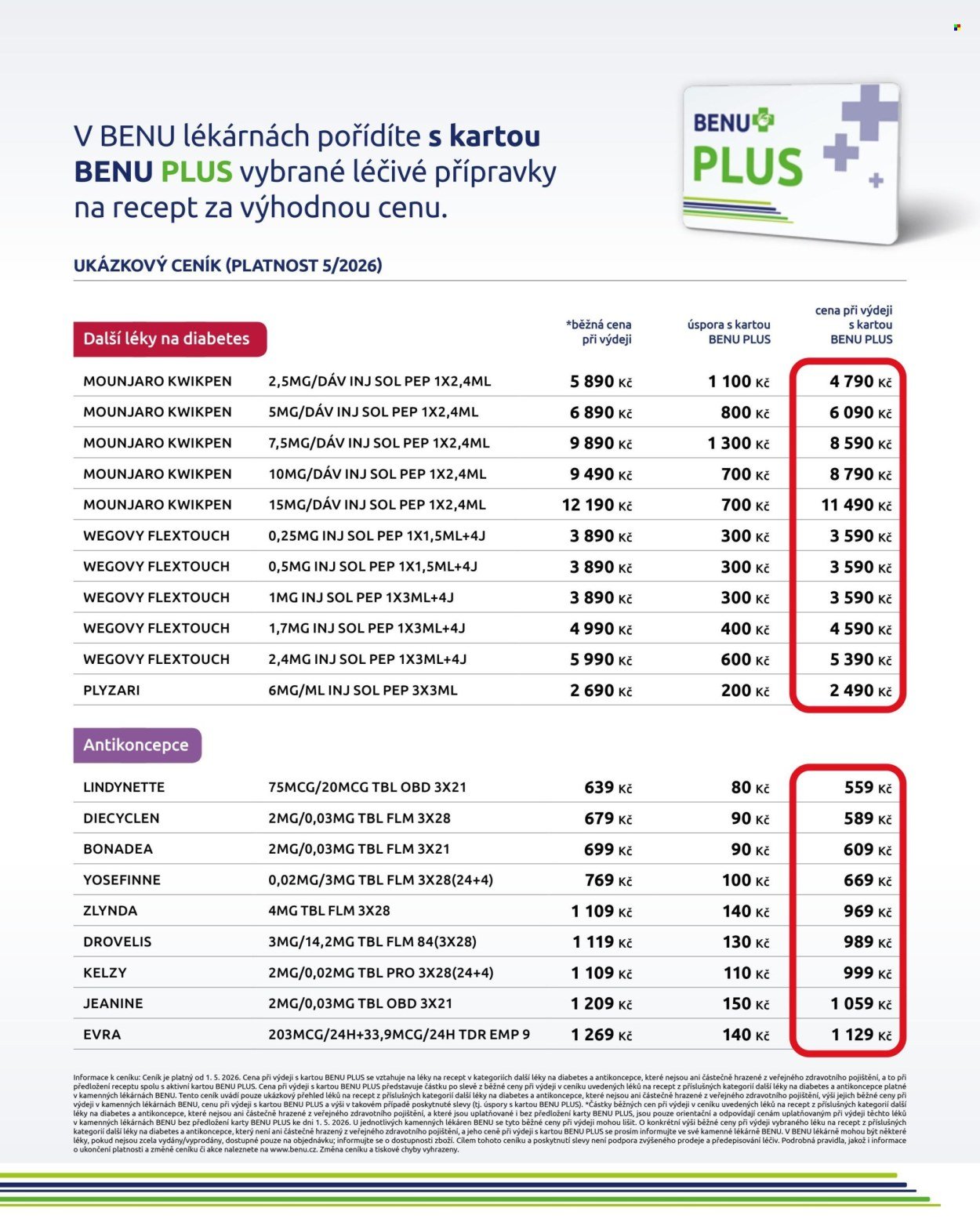 BENU LÉKÁRNA leták - Akční leták (2026-06-01 - 2026-06-30)