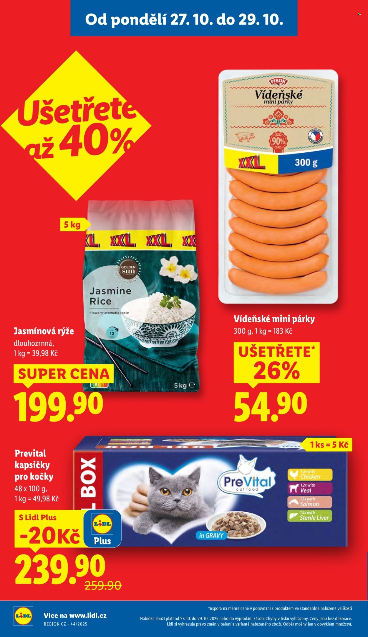 LIDL leták - Od pondělí 27.10.2025 (2025-10-27 - 2025-10-29)