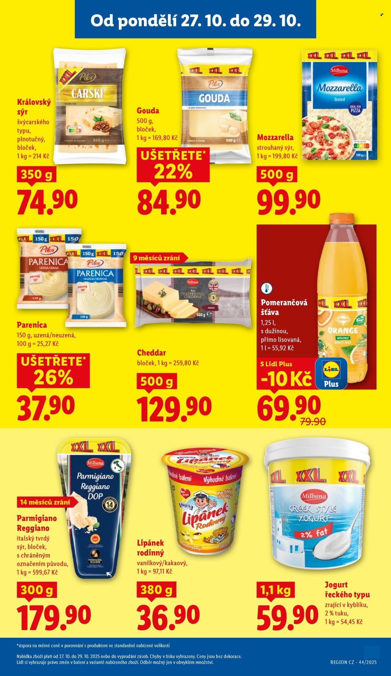 LIDL leták - Od pondělí 27.10.2025 (2025-10-27 - 2025-10-29)