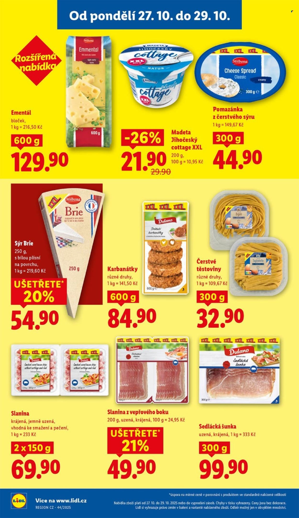 LIDL leták - Od pondělí 27.10.2025 (2025-10-27 - 2025-10-29)
