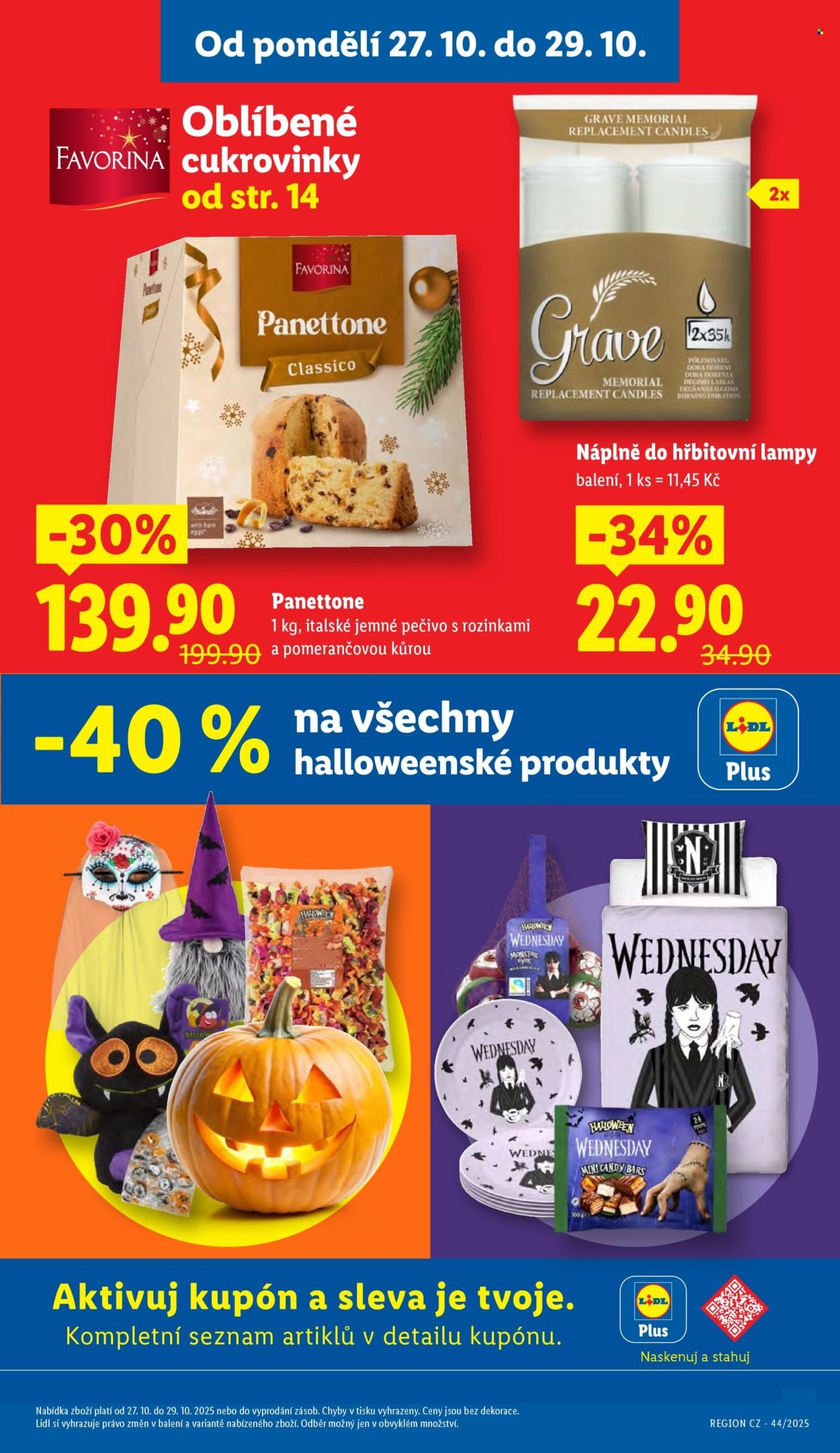 LIDL leták - Od pondělí 27.10.2025 (2025-10-27 - 2025-10-29)