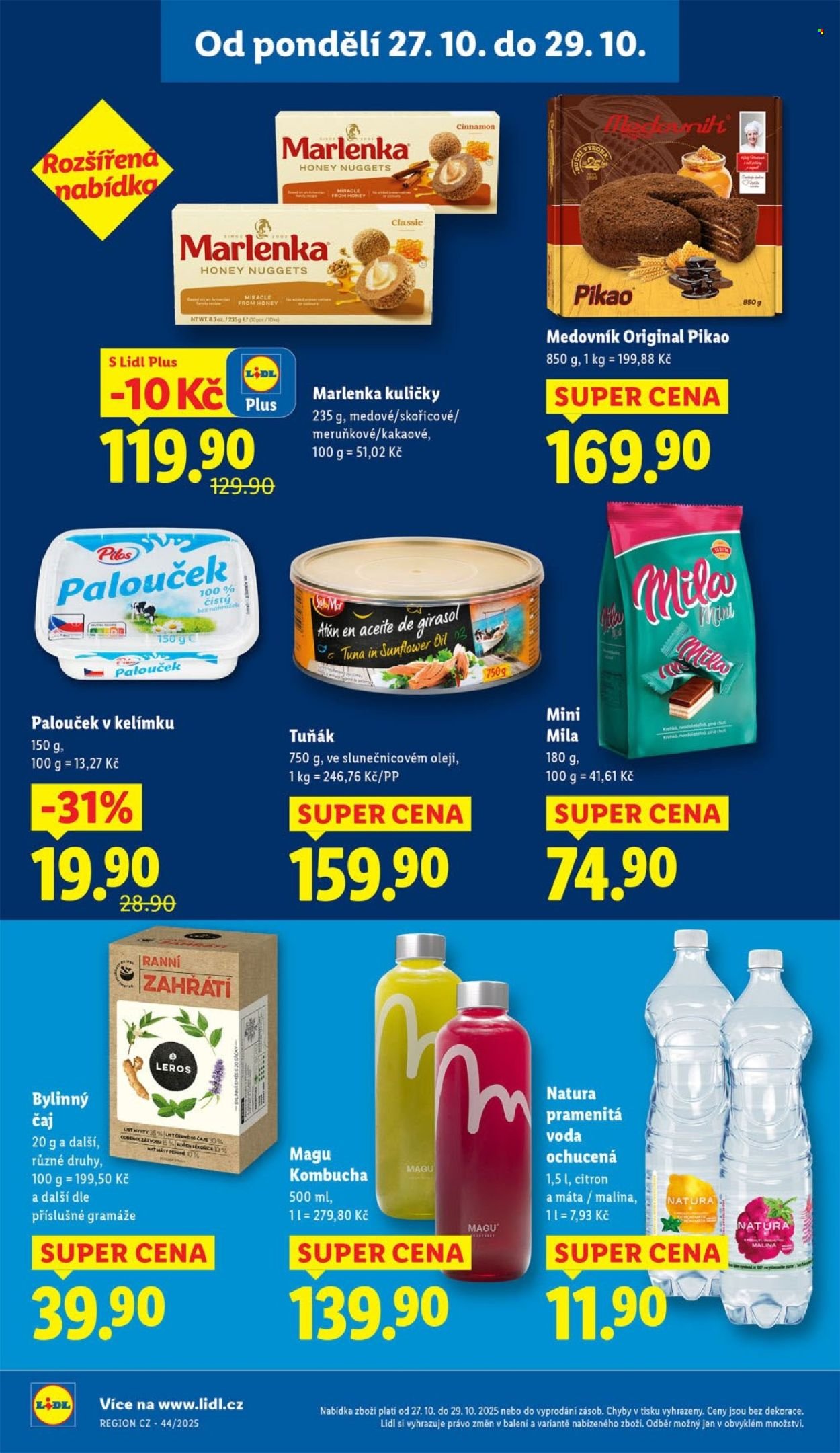 LIDL leták - Od pondělí 27.10.2025 (2025-10-27 - 2025-10-29)