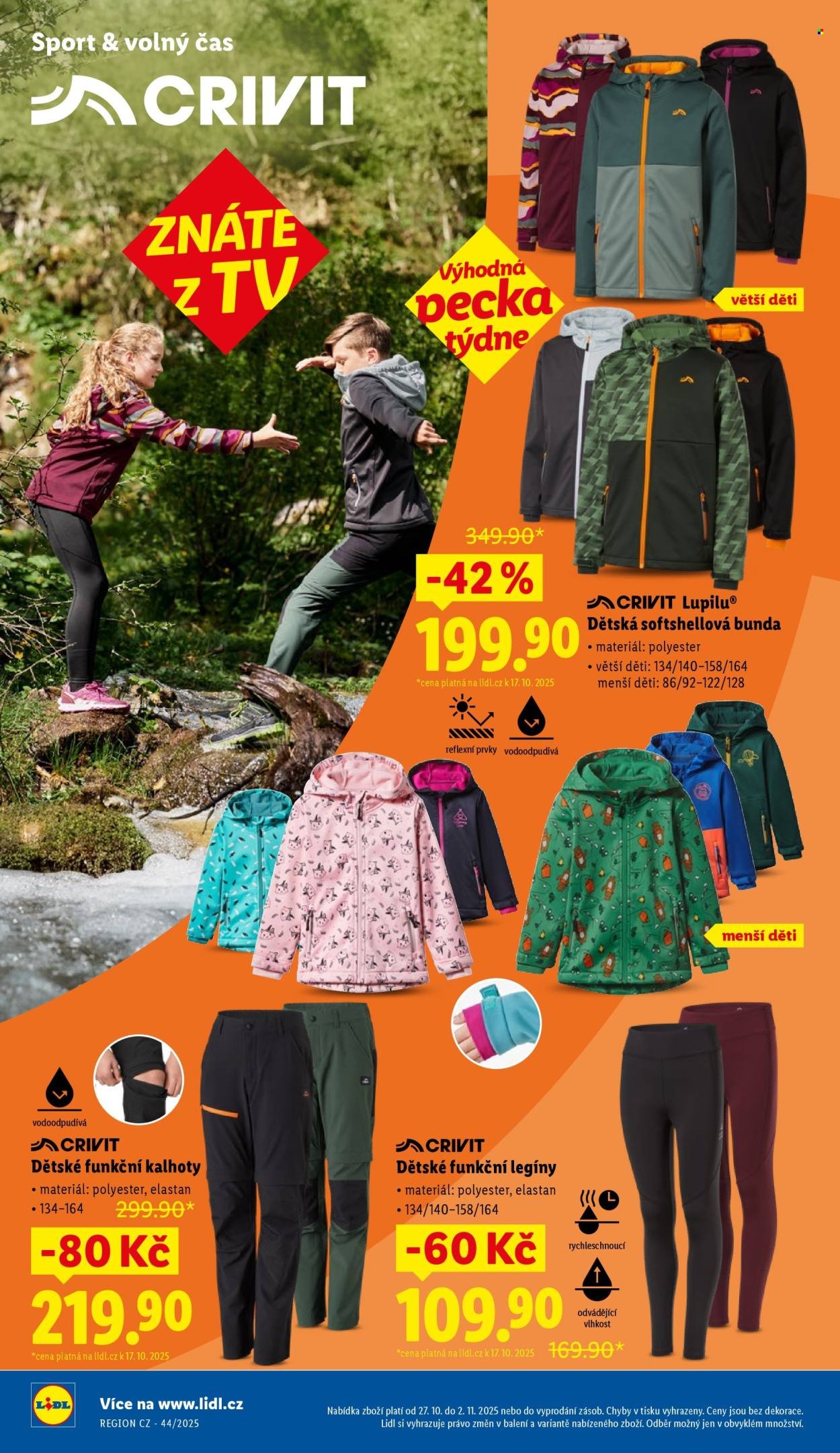 LIDL leták - Od pondělí 27.10.2025 (2025-10-27 - 2025-10-29)