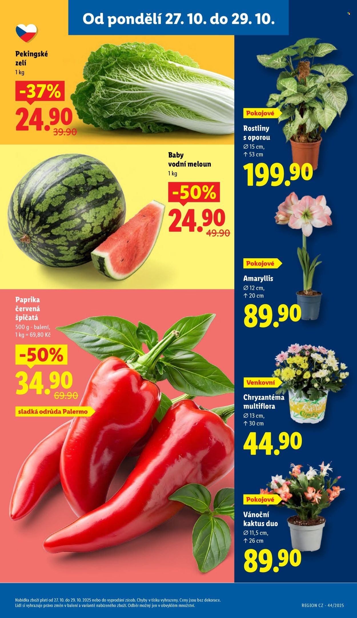 LIDL leták - Od pondělí 27.10.2025 (2025-10-27 - 2025-10-29)