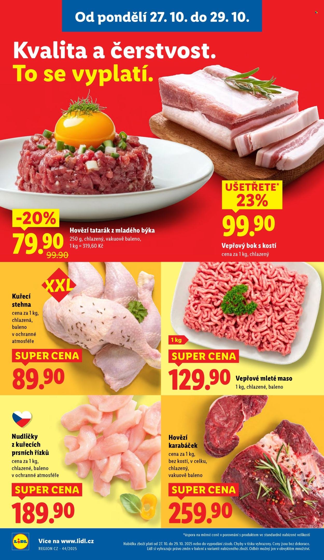 LIDL leták - Od pondělí 27.10.2025 (2025-10-27 - 2025-10-29)