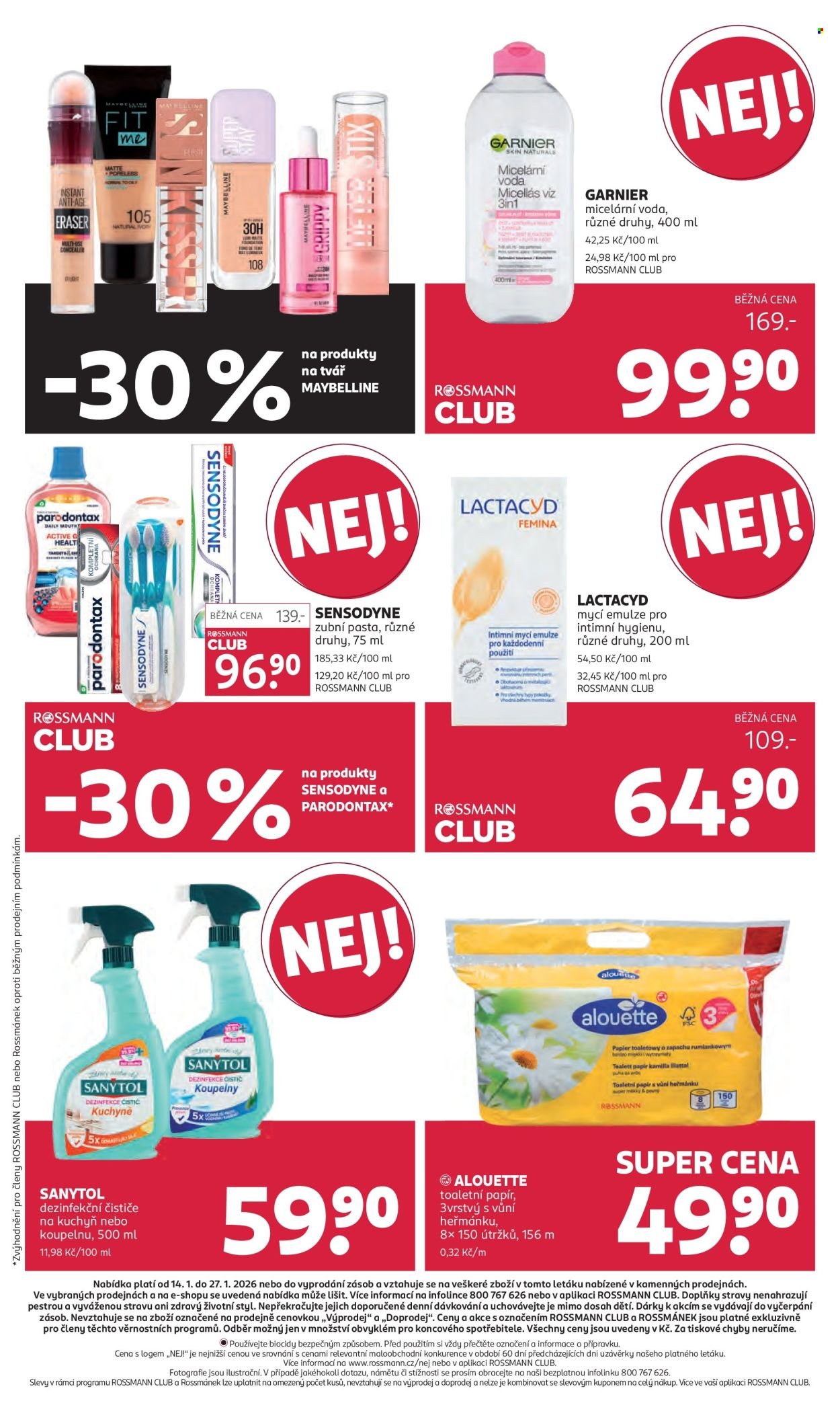 ROSSMANN leták - Od středy 14.1.2026 (2026-01-14 - 2026-01-27)