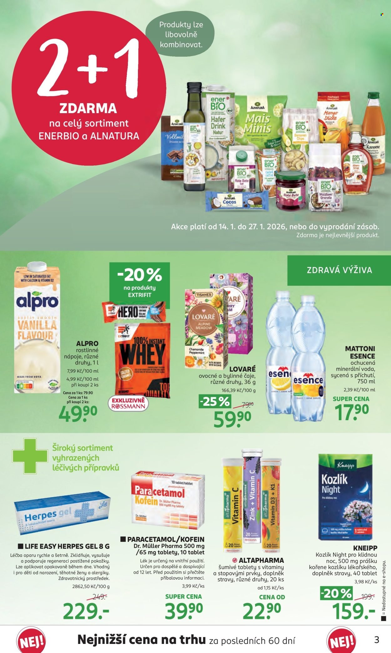 ROSSMANN leták - Od středy 14.1.2026 (2026-01-14 - 2026-01-27)