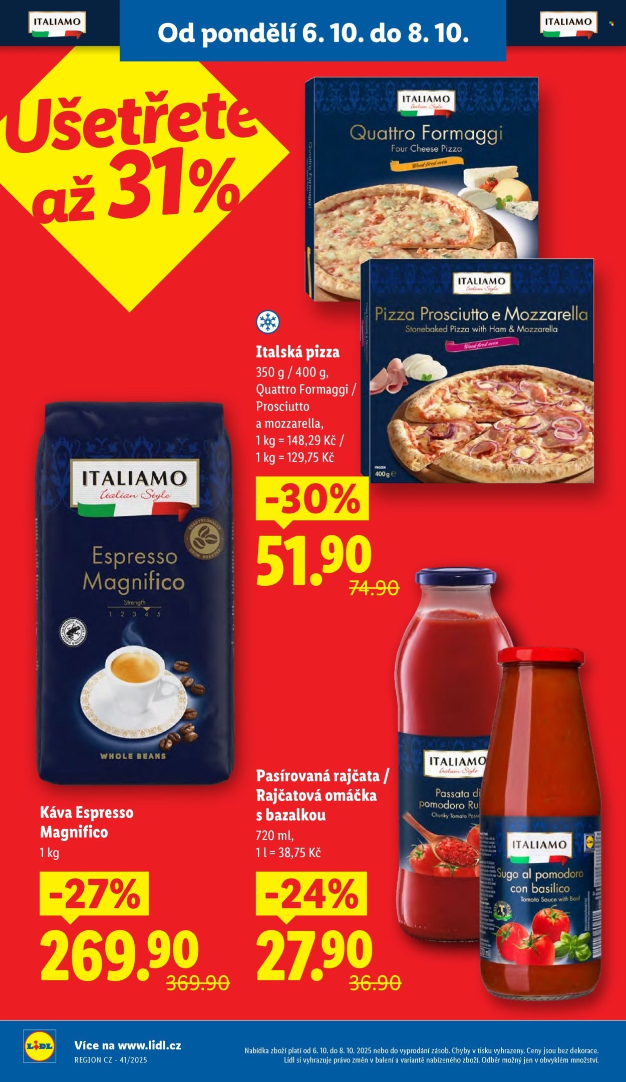LIDL leták - Od pondělí 6.10.2025 (2025-10-06 - 2025-10-08)