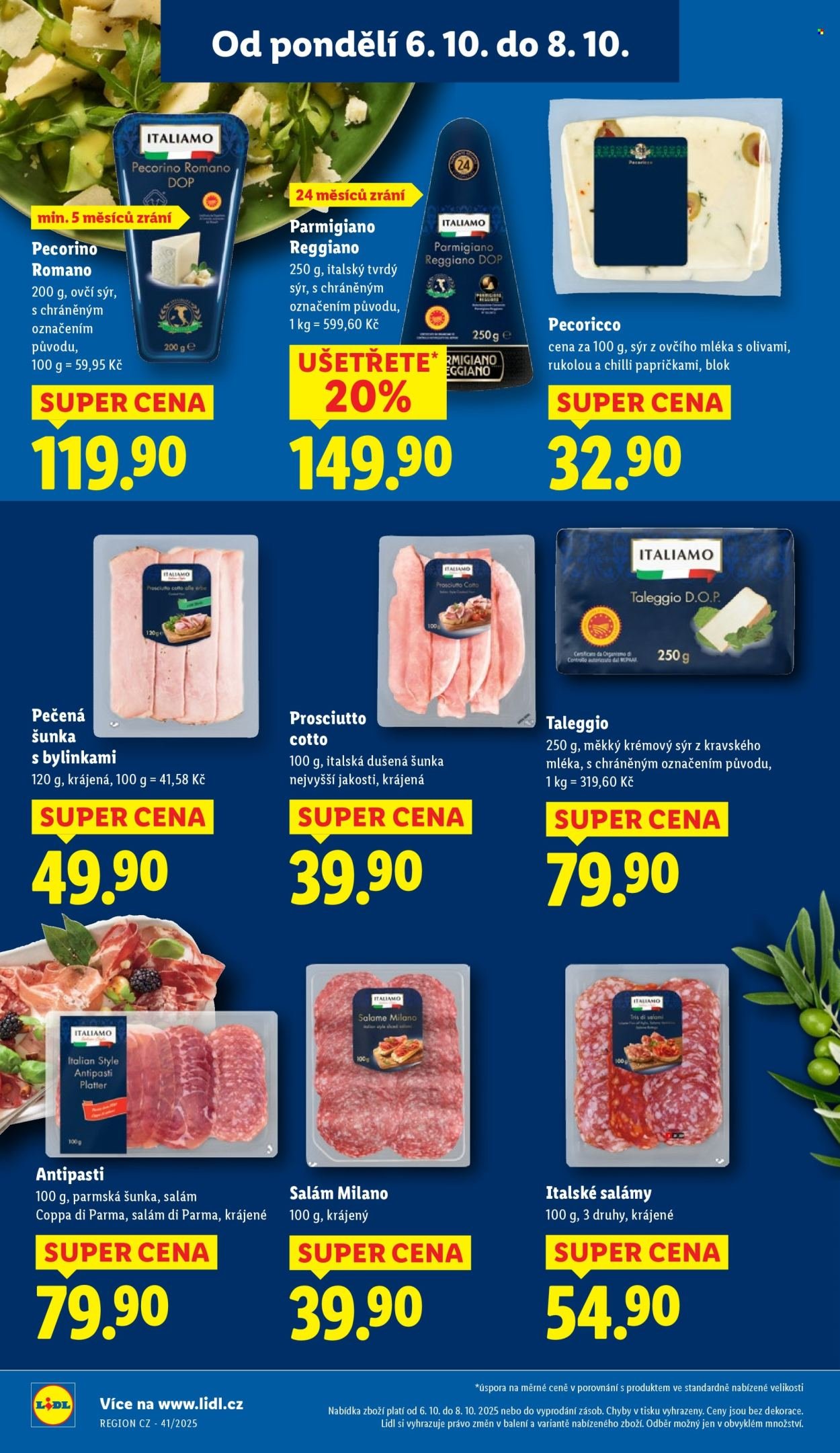 LIDL leták - Od pondělí 6.10.2025 (2025-10-06 - 2025-10-08)