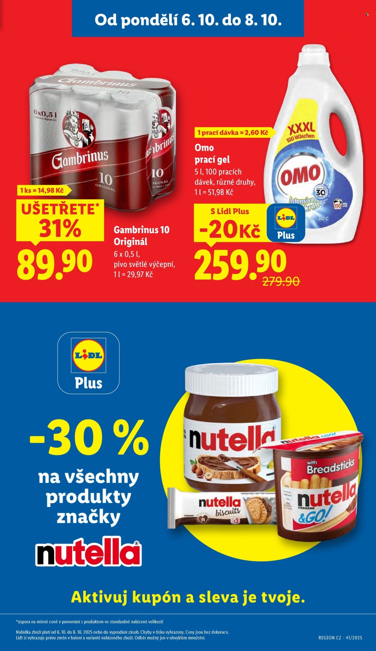 LIDL leták - Od pondělí 6.10.2025 (2025-10-06 - 2025-10-08)