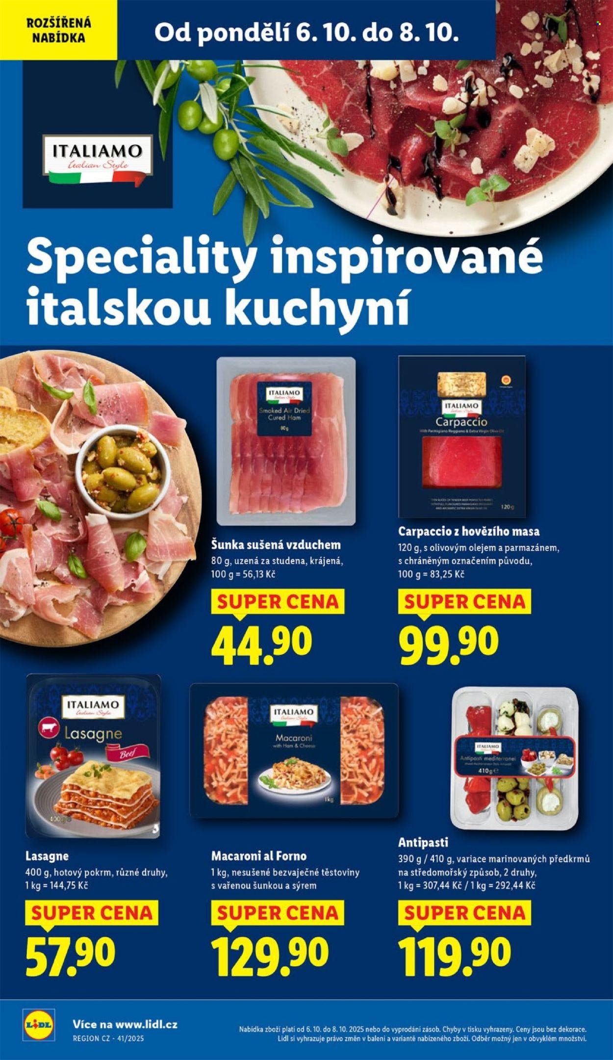 LIDL leták - Od pondělí 6.10.2025 (2025-10-06 - 2025-10-08)