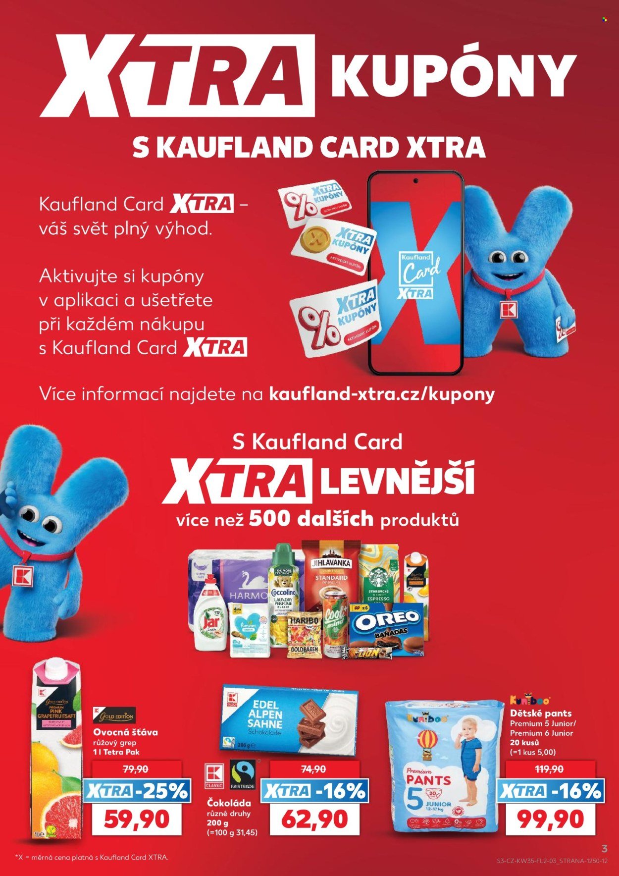 KAUFLAND leták - Získejte vaše xtra s Kaufland Card xtra