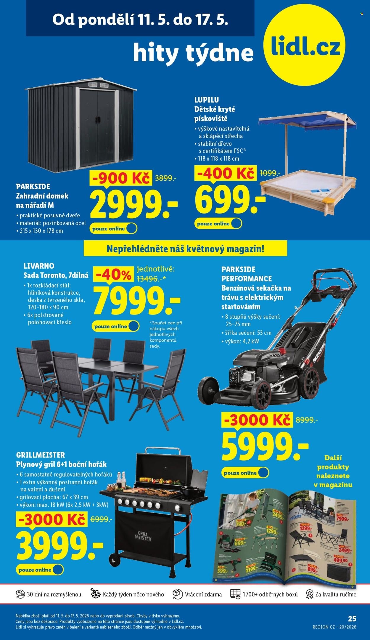 LIDL leták - Hity týdne se slevou až 900 Kč (2026-05-11 - 2026-05-17)