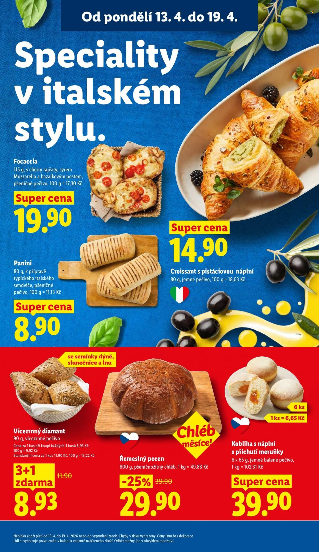 LIDL leták - Od pondělí 13.4.2026 (2026-04-13 - 2026-04-15)