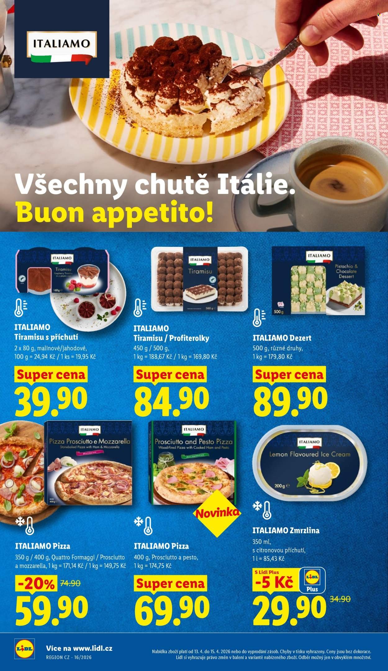 LIDL leták - Od pondělí 13.4.2026 (2026-04-13 - 2026-04-15)