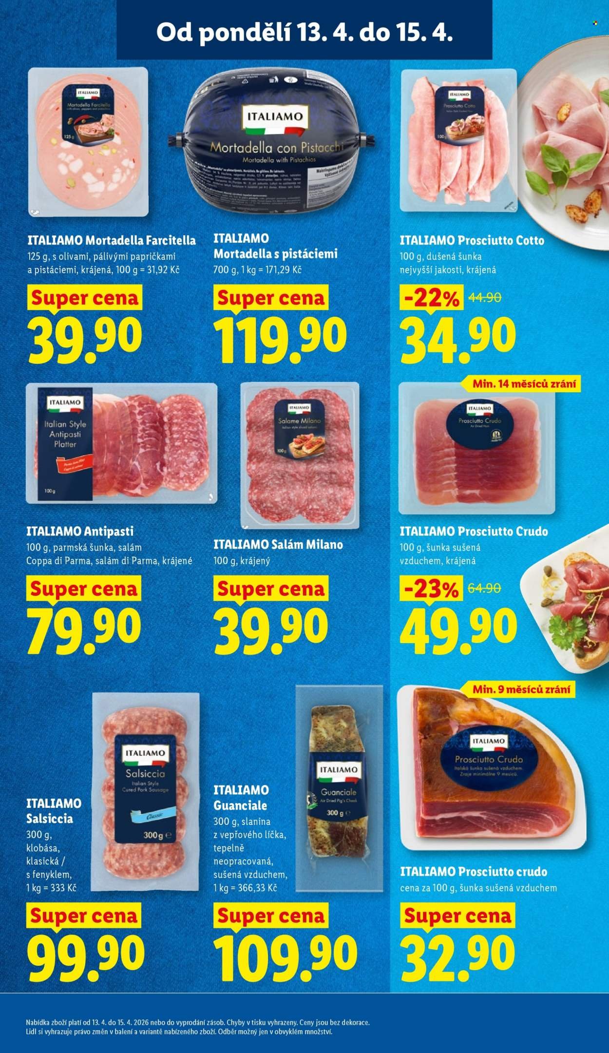 LIDL leták - Od pondělí 13.4.2026 (2026-04-13 - 2026-04-15)