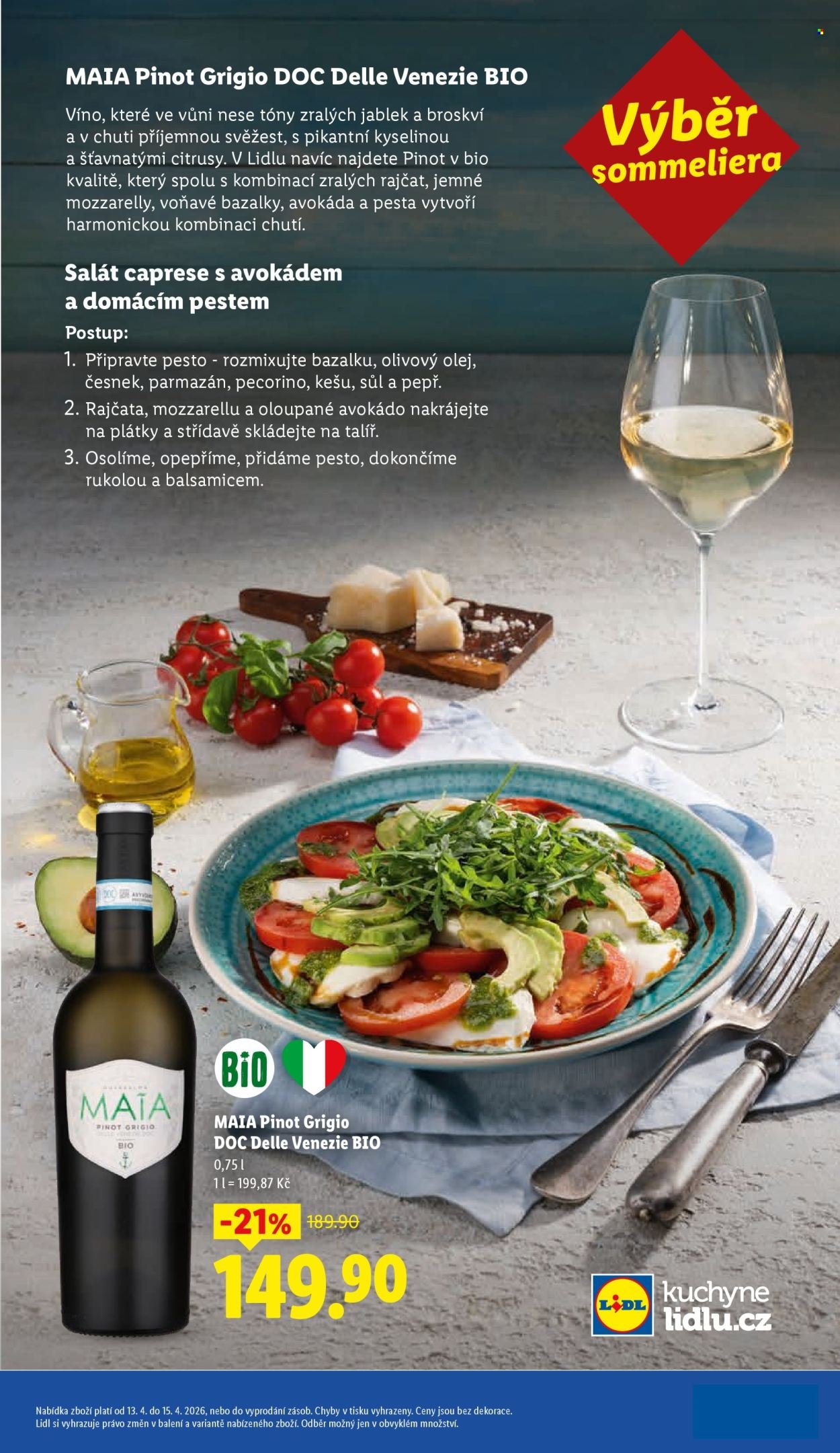 LIDL leták - Od pondělí 13.4.2026 (2026-04-13 - 2026-04-15)