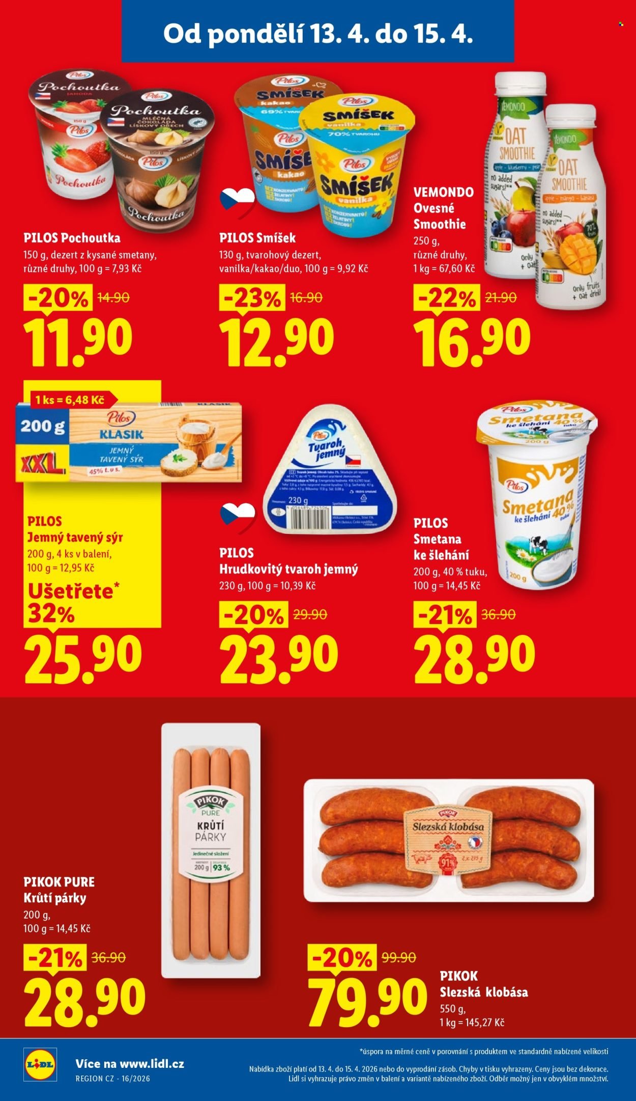LIDL leták - Od pondělí 13.4.2026 (2026-04-13 - 2026-04-15)