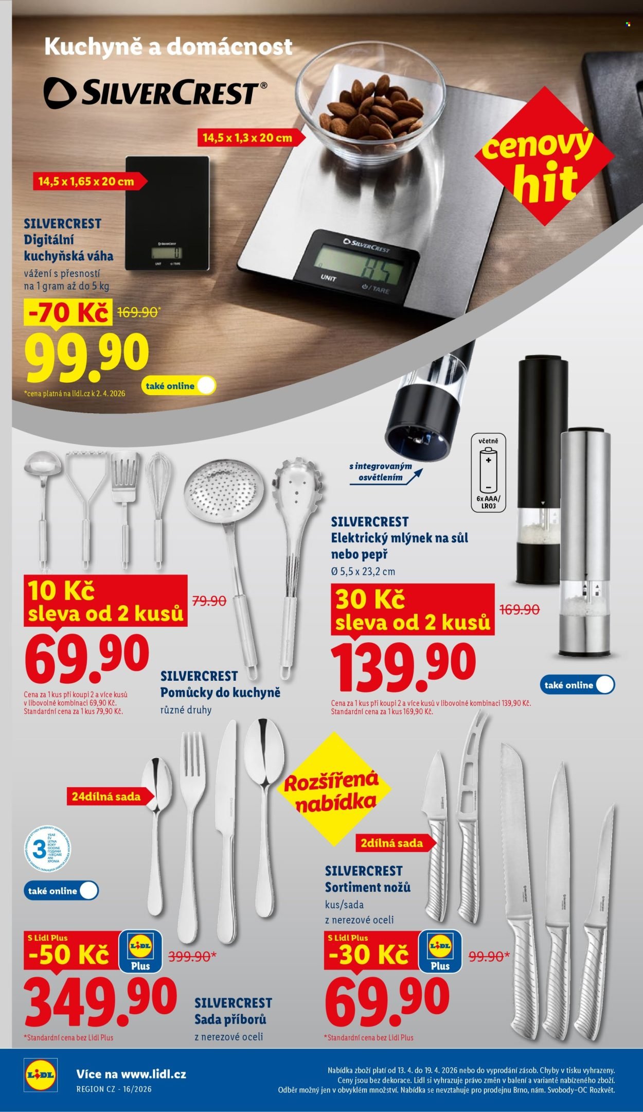 LIDL leták - Od pondělí 13.4.2026 (2026-04-13 - 2026-04-15)