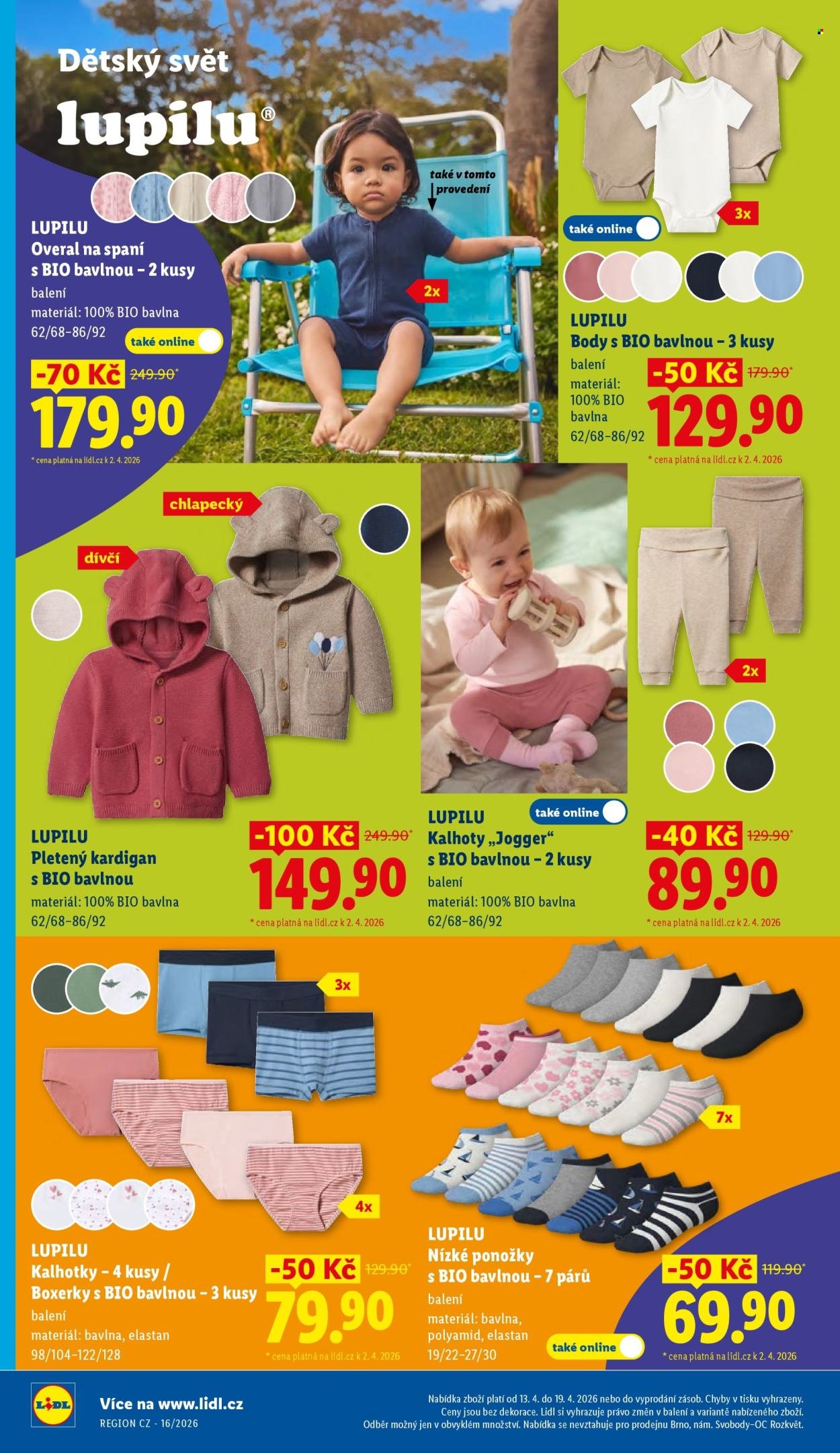 LIDL leták - Od pondělí 13.4.2026 (2026-04-13 - 2026-04-15)