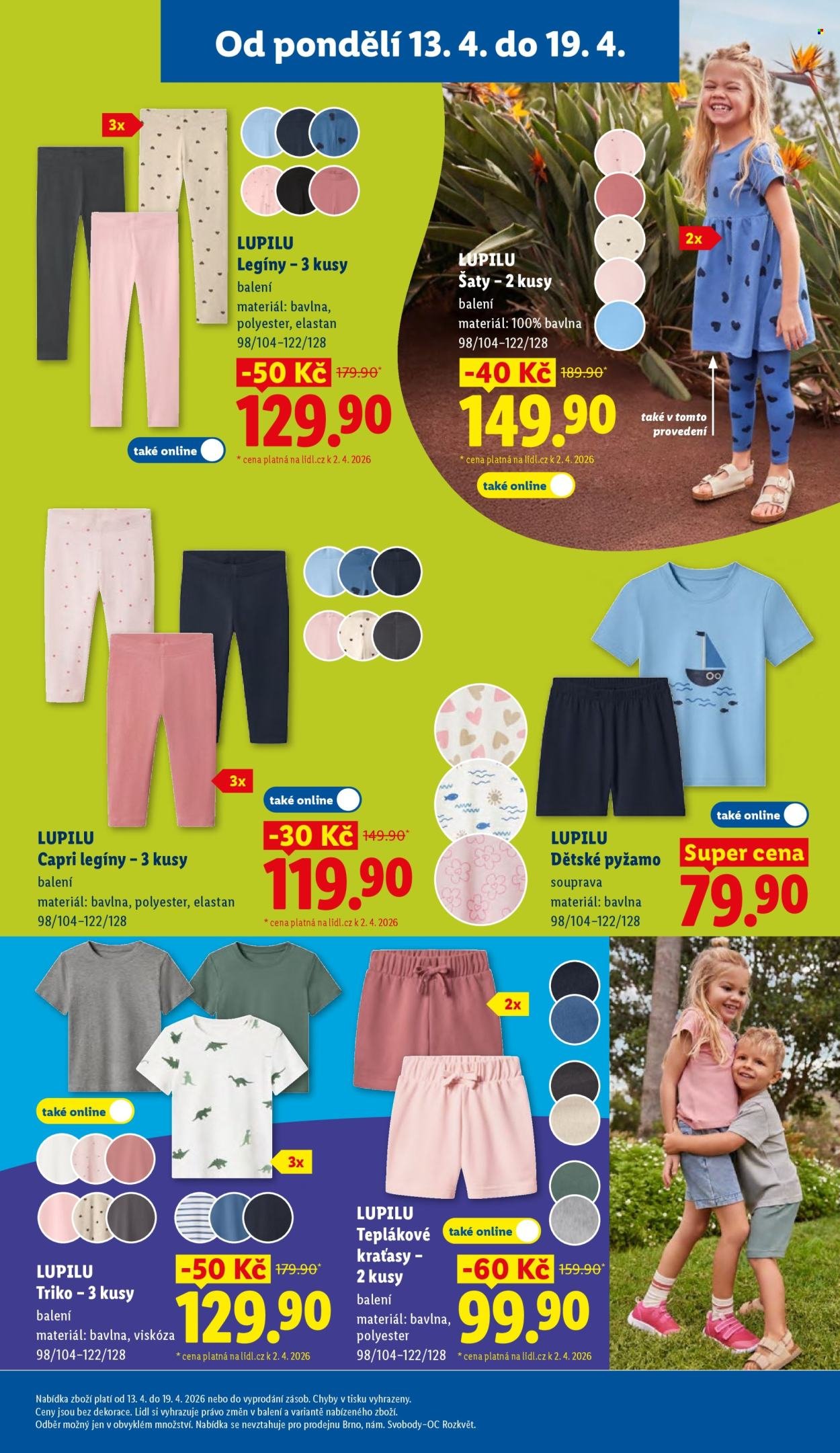 LIDL leták - Od pondělí 13.4.2026 (2026-04-13 - 2026-04-15)