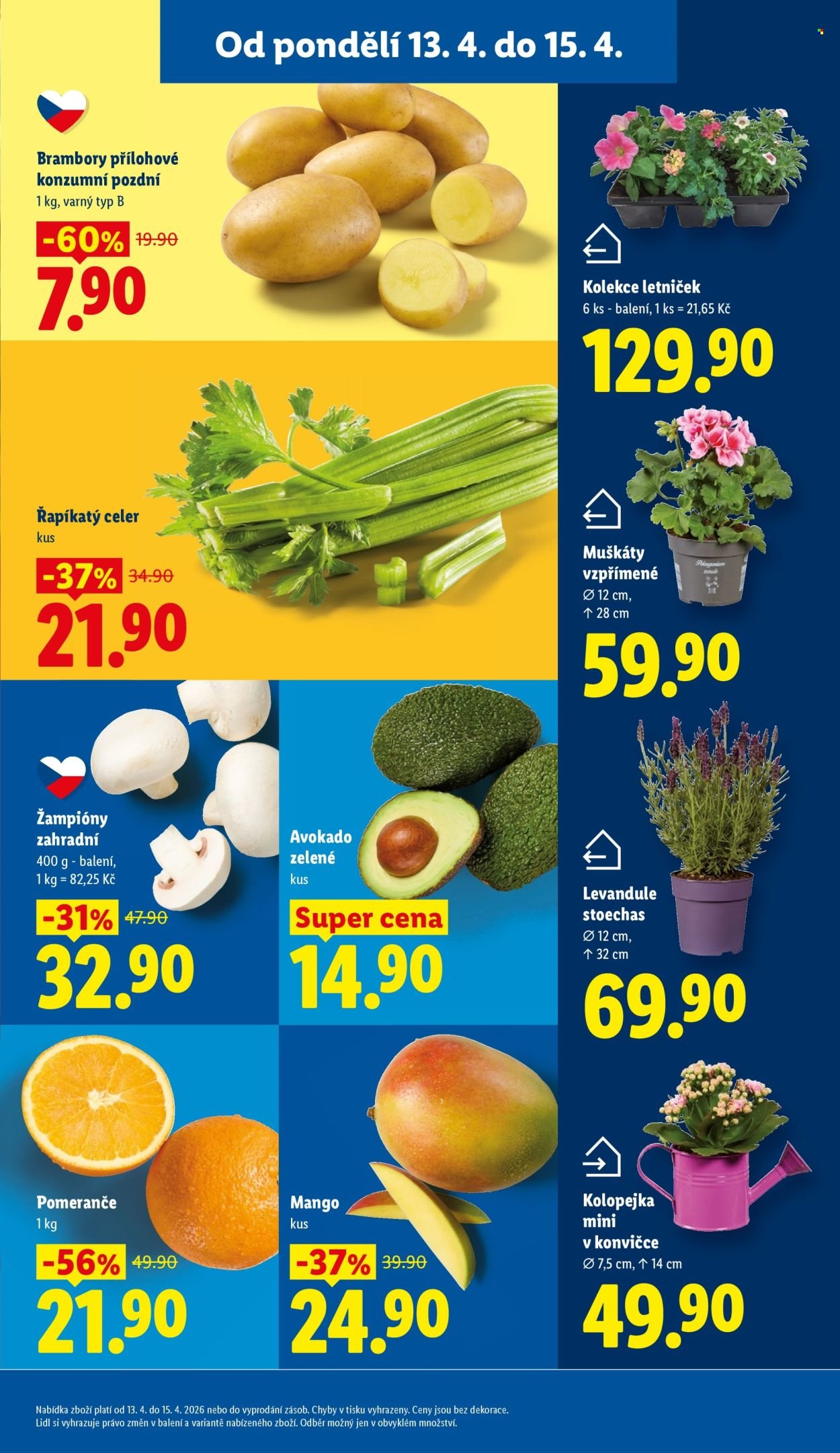 LIDL leták - Od pondělí 13.4.2026 (2026-04-13 - 2026-04-15)