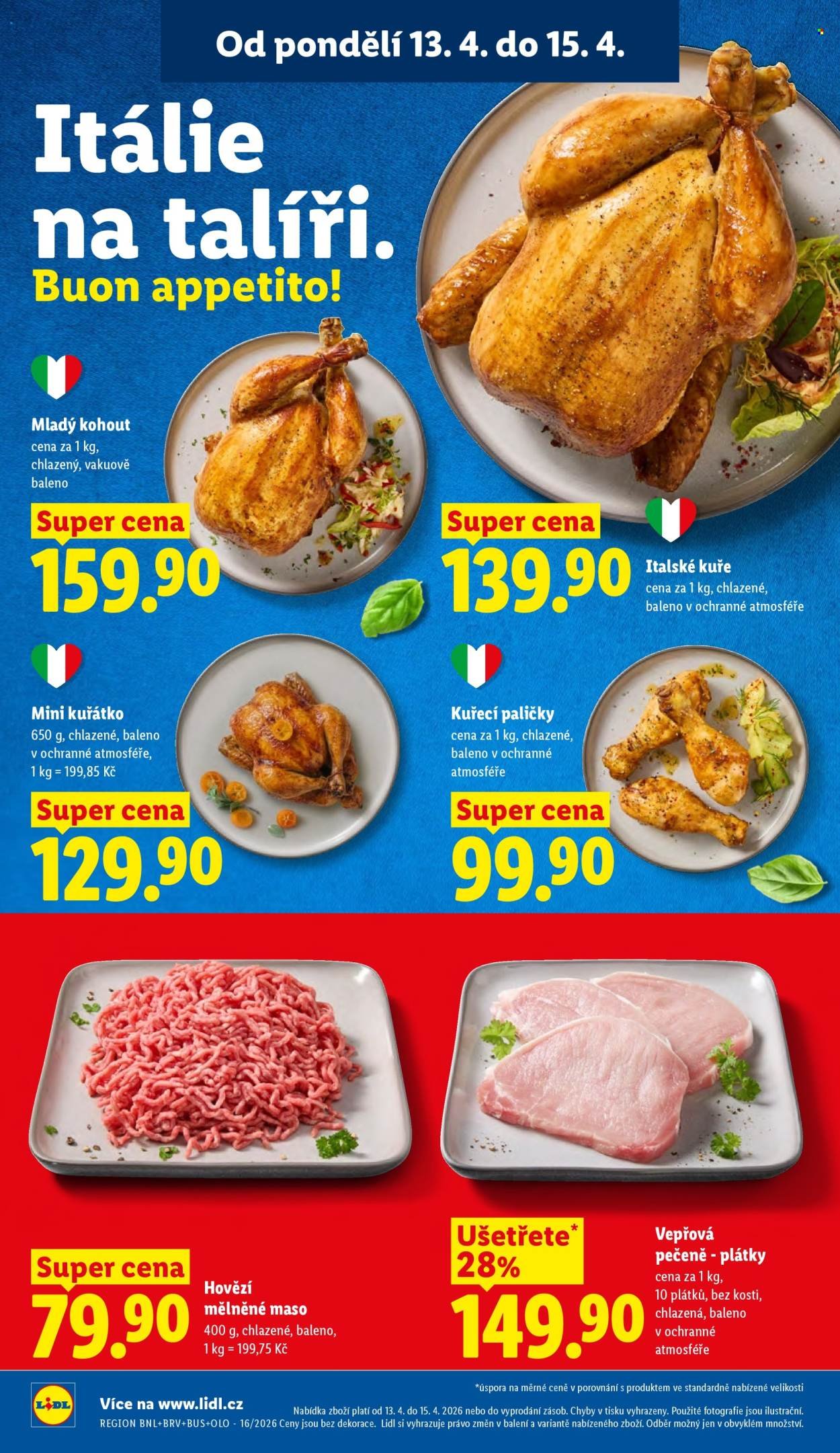 LIDL leták - Od pondělí 13.4.2026 (2026-04-13 - 2026-04-15)