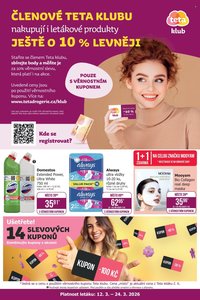 TETA DROGERIE leták - Klub (2026-03-12 - 2026-03-24)