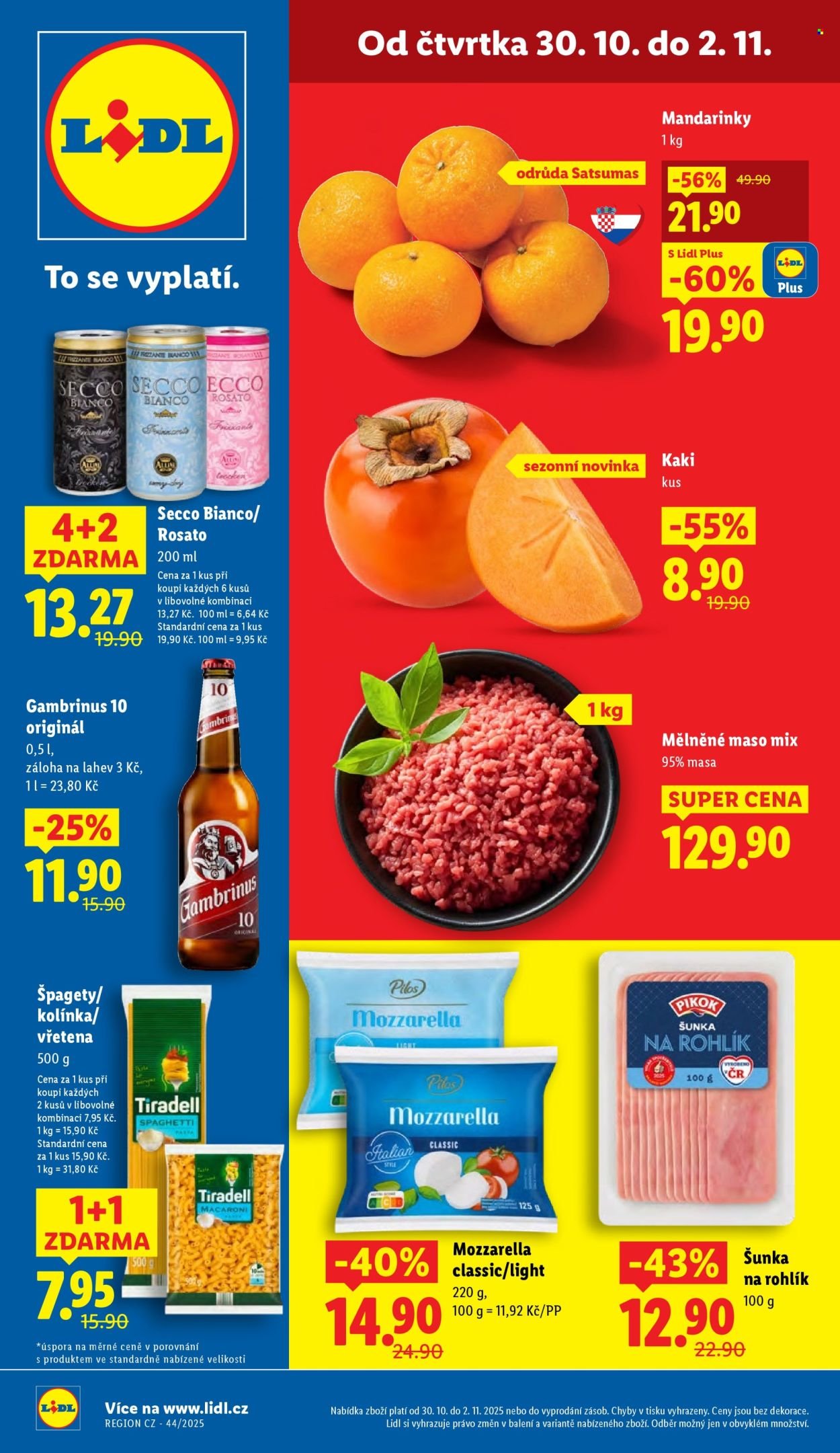 LIDL leták - Od čtvrtka 30.10.2025 (2025-10-30 - 2025-11-02)