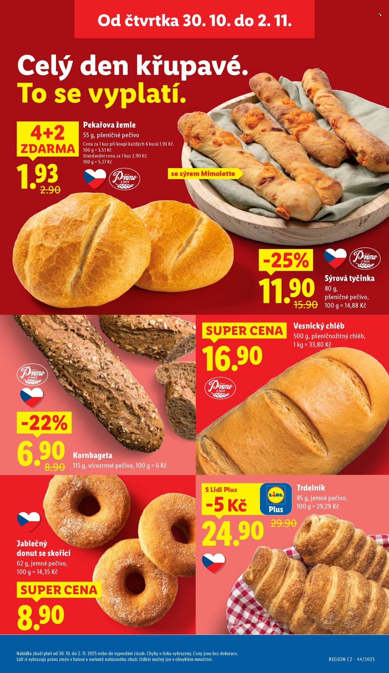 LIDL leták - Od čtvrtka 30.10.2025 (2025-10-30 - 2025-11-02)