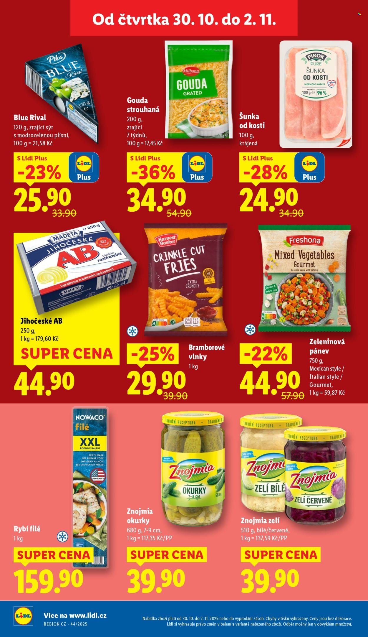 LIDL leták - Od čtvrtka 30.10.2025 (2025-10-30 - 2025-11-02)