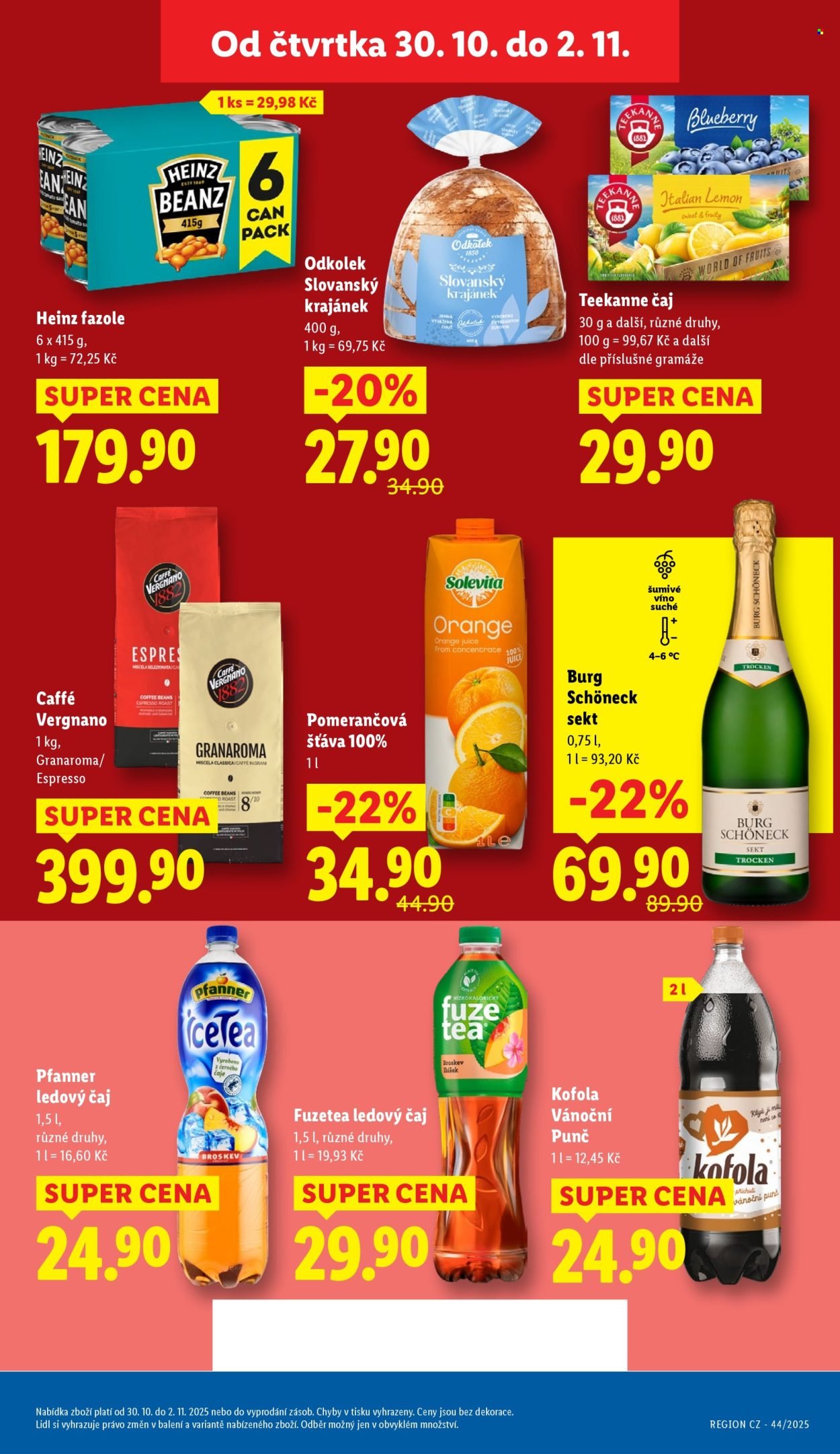 LIDL leták - Od čtvrtka 30.10.2025 (2025-10-30 - 2025-11-02)