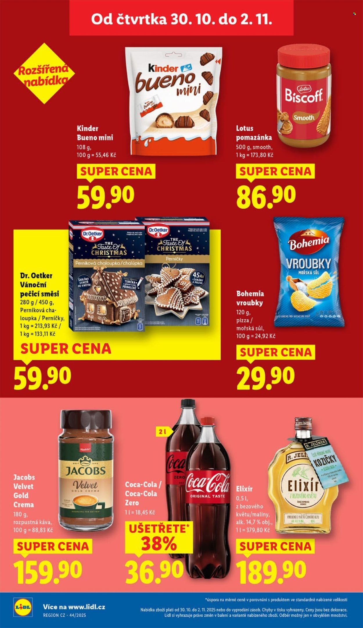 LIDL leták - Od čtvrtka 30.10.2025 (2025-10-30 - 2025-11-02)